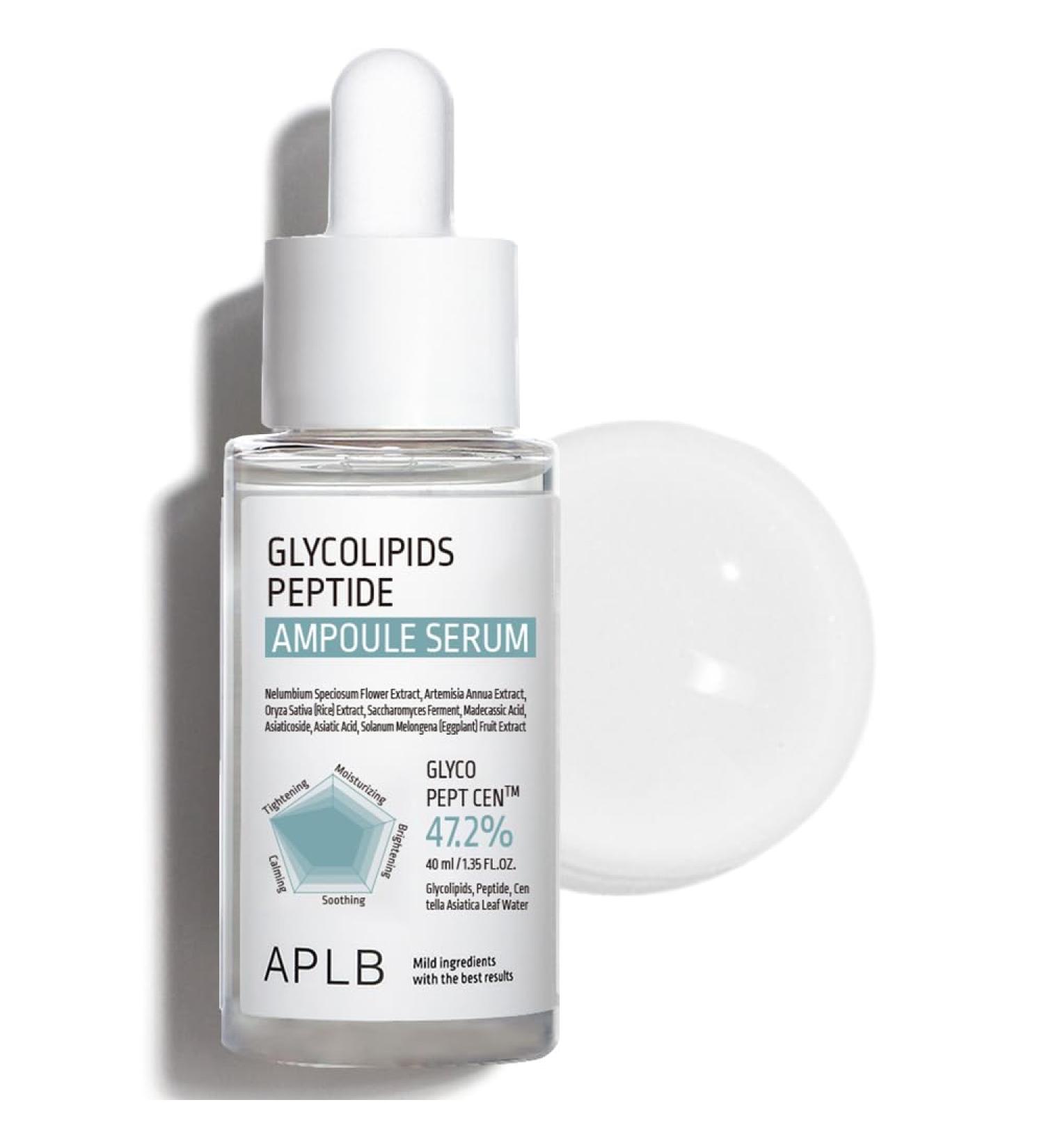 APLB Glycolipids Peptide Ampoule Serum | GLYCO PEPT CEN 47.2% 1.35 FL.OZ/Korean Skincare Nourishing Wrinkle Care Elasticity care Deep hydration - Buy Online on GoSupps.com