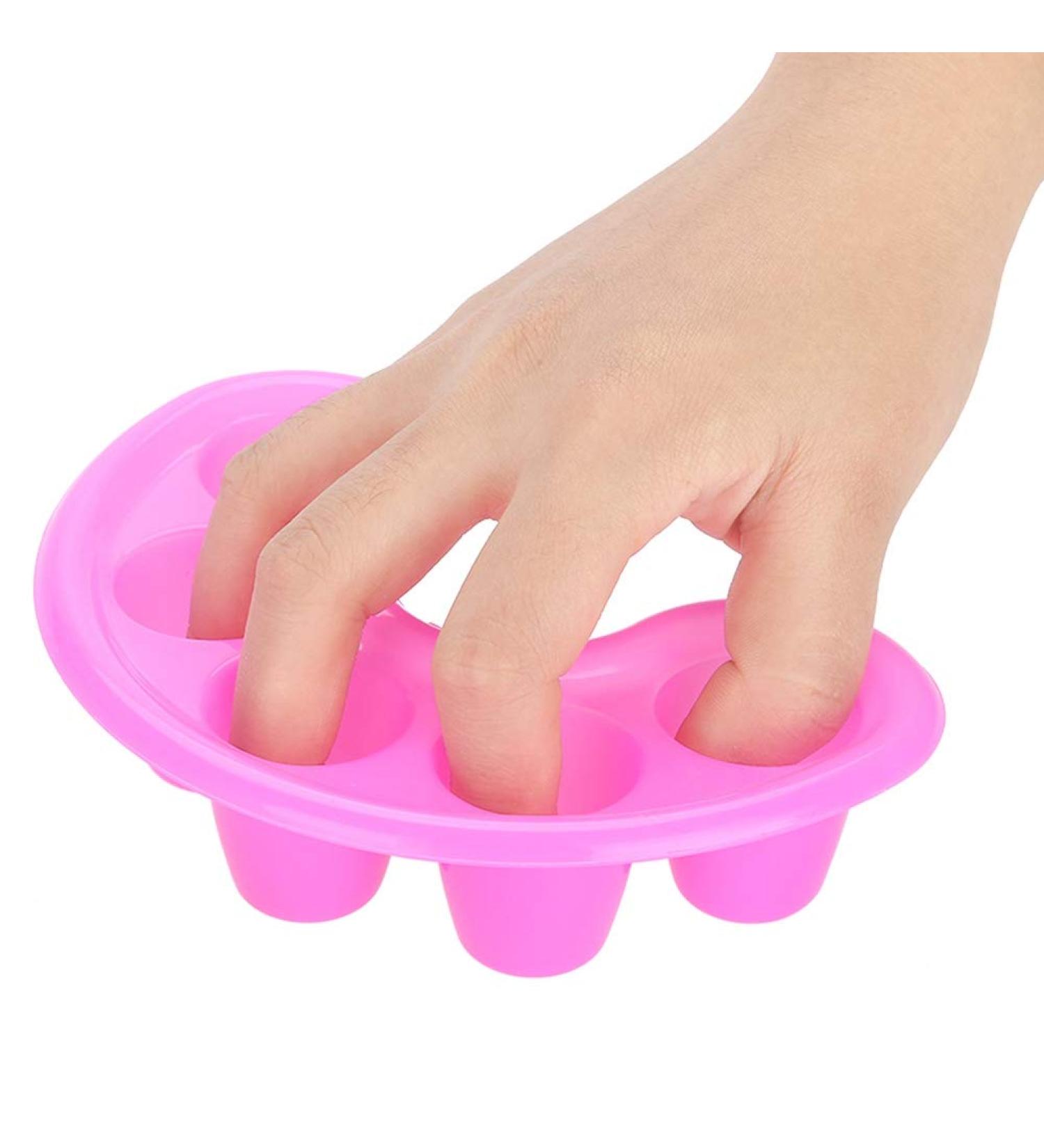 Nail Gel Removal Shell Set - 5-Piece Finger Dishes for UV Acrylic Gel Soak - Ideal for Nail Studios & Home Use - Buy Online on GoSupps.com