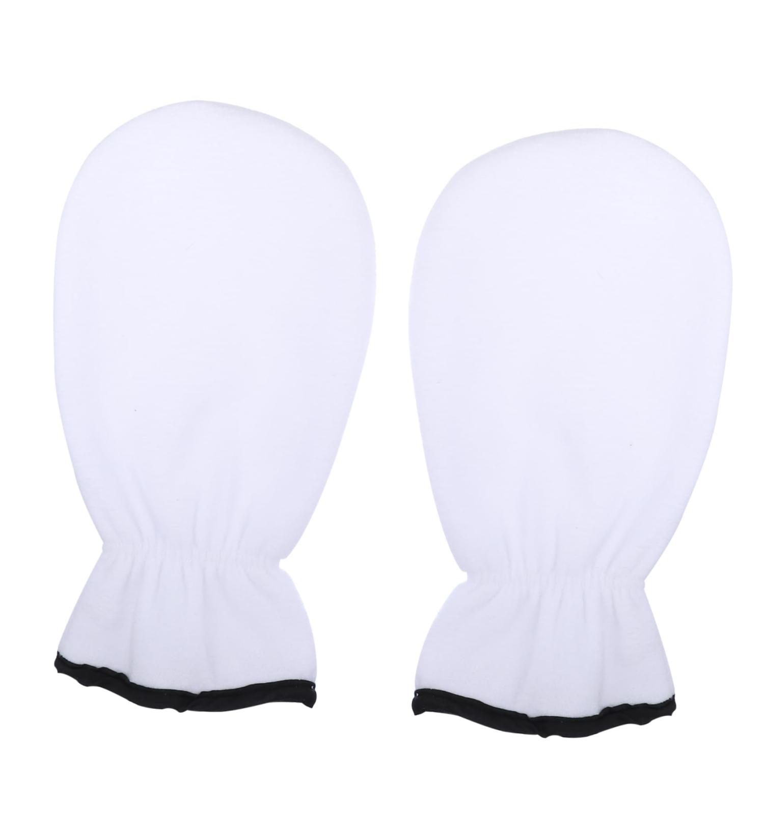 Housoutil 1 Pair Exfoliating Hand Mask Heat Preservation Mitten Cotton Gel Moisturizing Gloves Dry Skin Gloves Repair Skin Hand Gloves Beam Port White Flannel Hand Cream - Buy Online on GoSupps.com