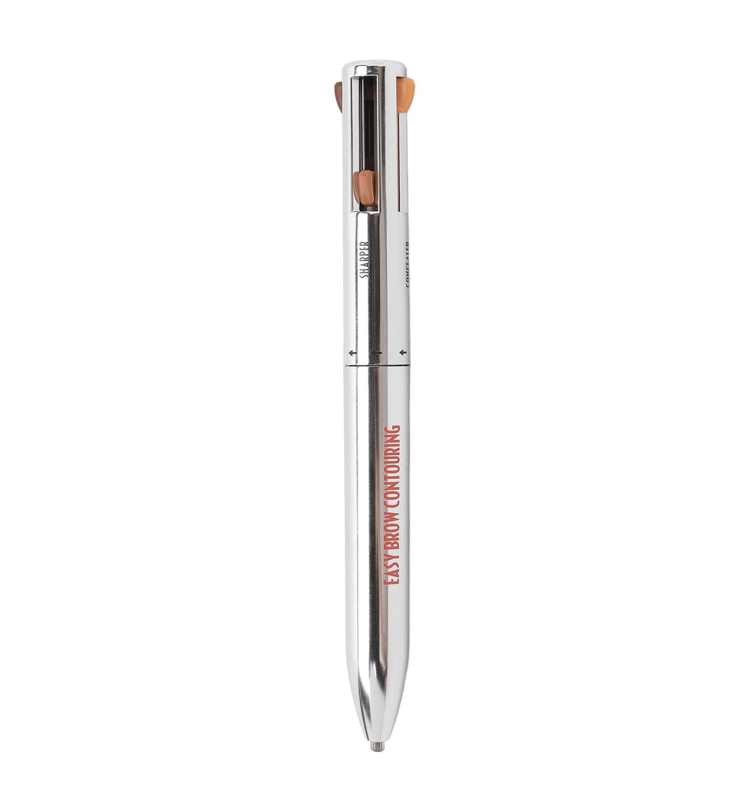 4 in 1 Eyebrow Contour Highlight Pen - Waterproof Long Lasting Microblading Brow Pencil for Perfect Definition | Blonde Eye Makeup Tool - Buy Online on GoSupps.com