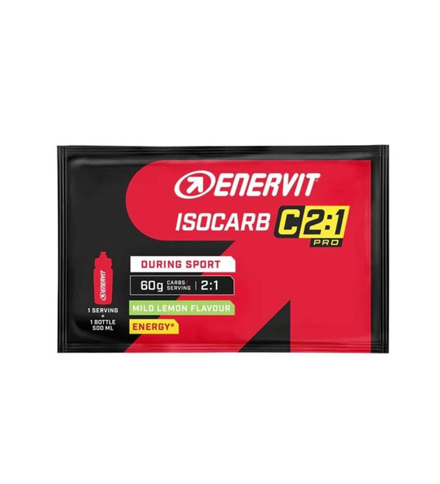 Enervit Sport Isocarb 2:1 Lemon Instant Drink Lemon Flavour 65g - Buy Online on GoSupps.com
