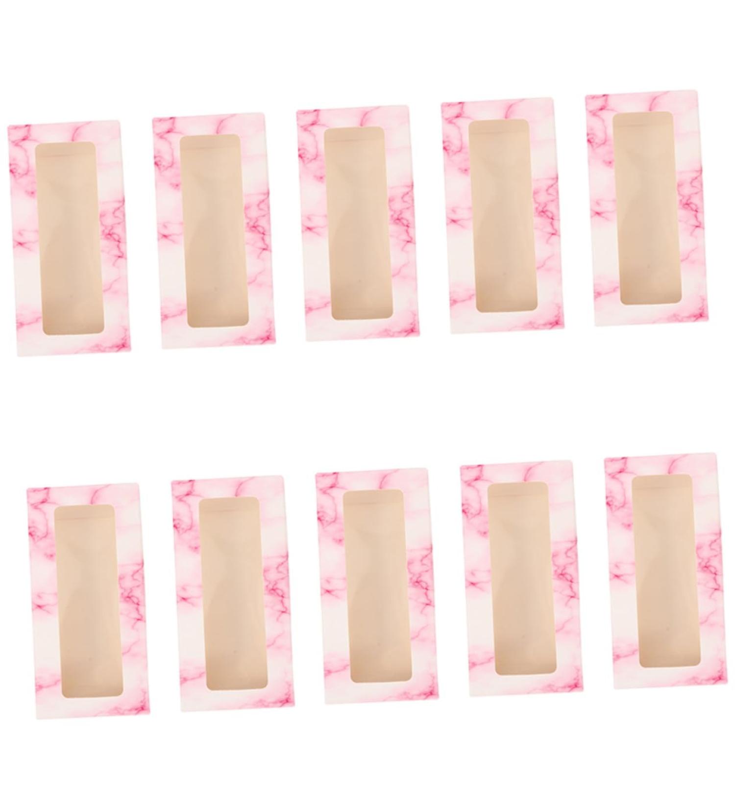 VALICLUD 10 Pi ces Bo tes Faux Cils Avec Fen tre Transparente tuis Pour Extensions De Cils Couleurs assorties - Buy Online on GoSupps.com