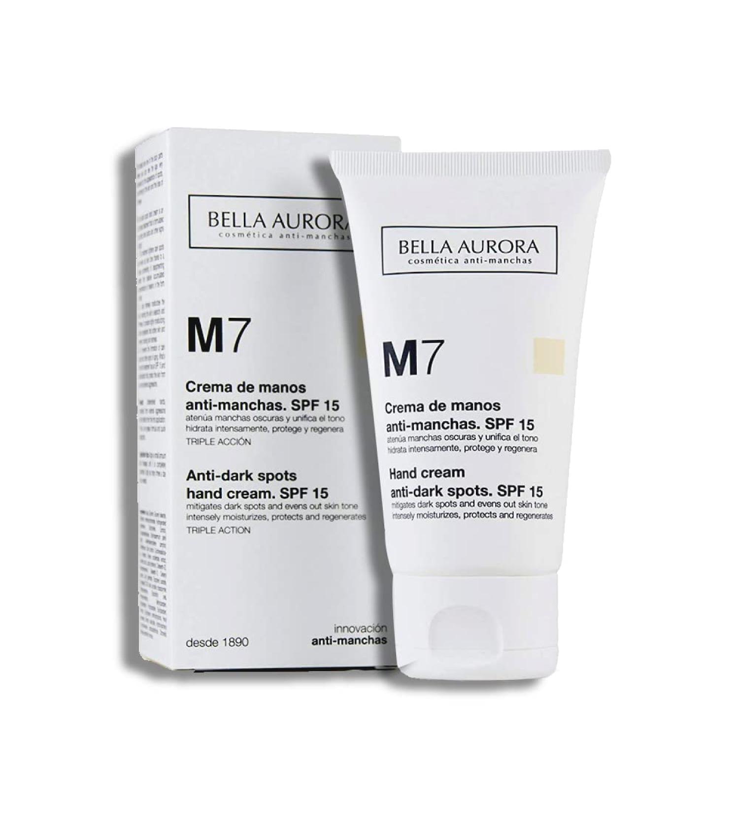 M7 Crema De Manos Anti-Manchas SPF 15 - 75 ml | Suitable for All Skin Types | International Shipping Available - Buy Online on GoSupps.com