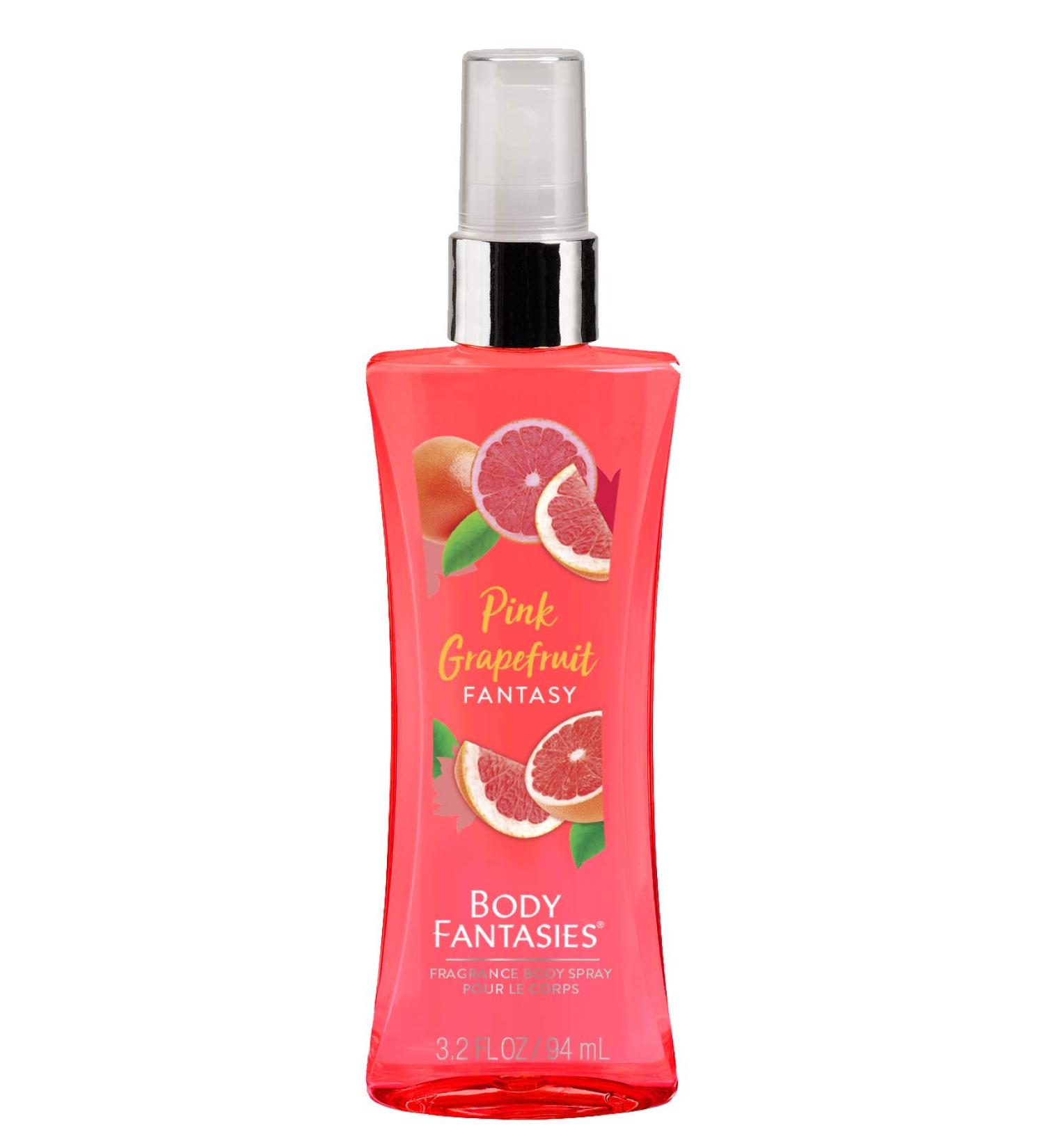 Body Fantasies Signature Pink Grapefruit Fantasy Fragrance Body Spray 94 ml by Body Fantasies Fresh 3.2 Fl Oz (Pack of 1)