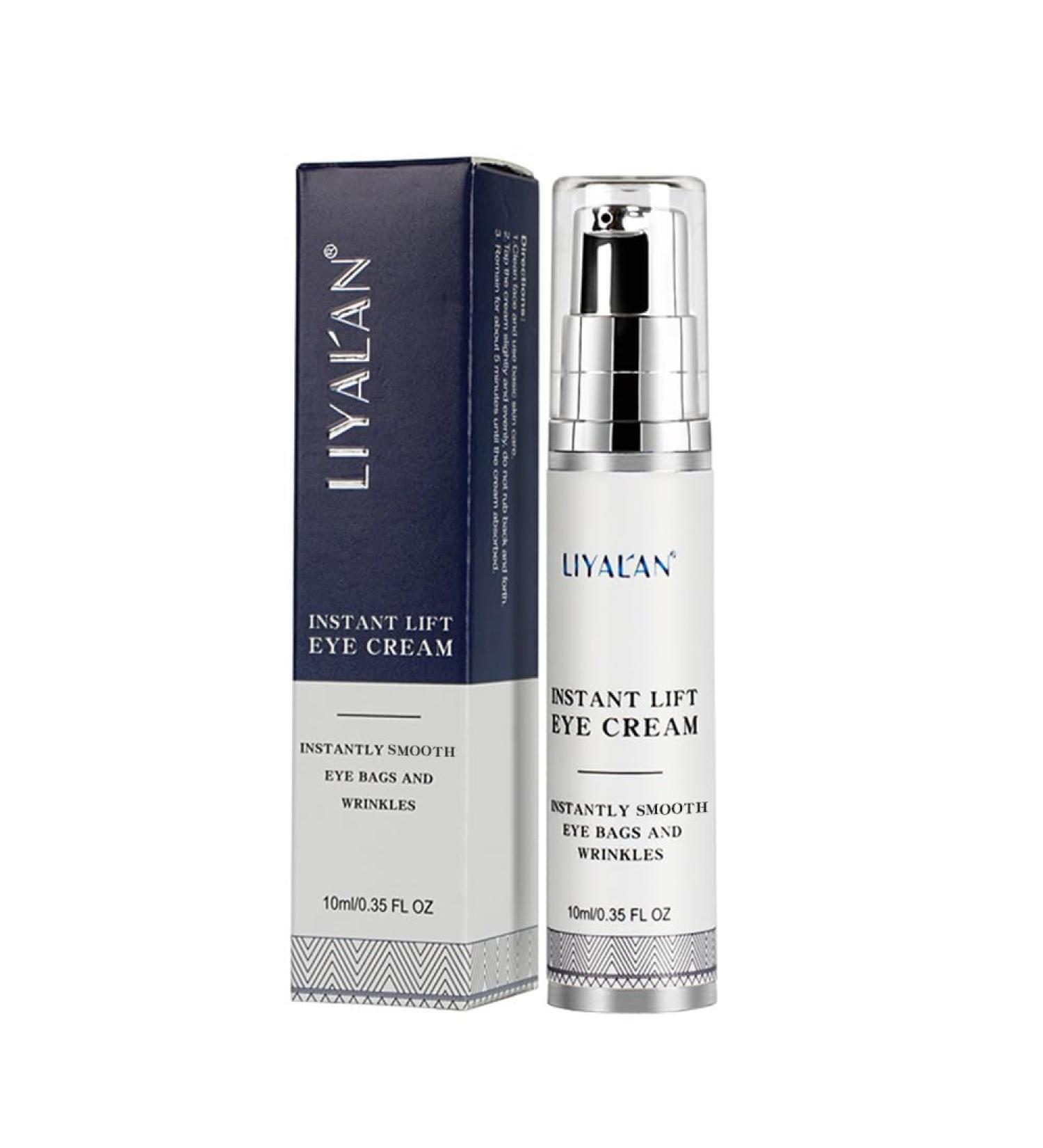 LIYALAN Instant Eye Bag Removal Cream | Anti-Puffiness & Anti-Wrinkle Eye Cream | Nourishing Dark Circles & Deep Moisturizer | Anti-Aging Collagen Treatment - Buy Online on GoSupps.com