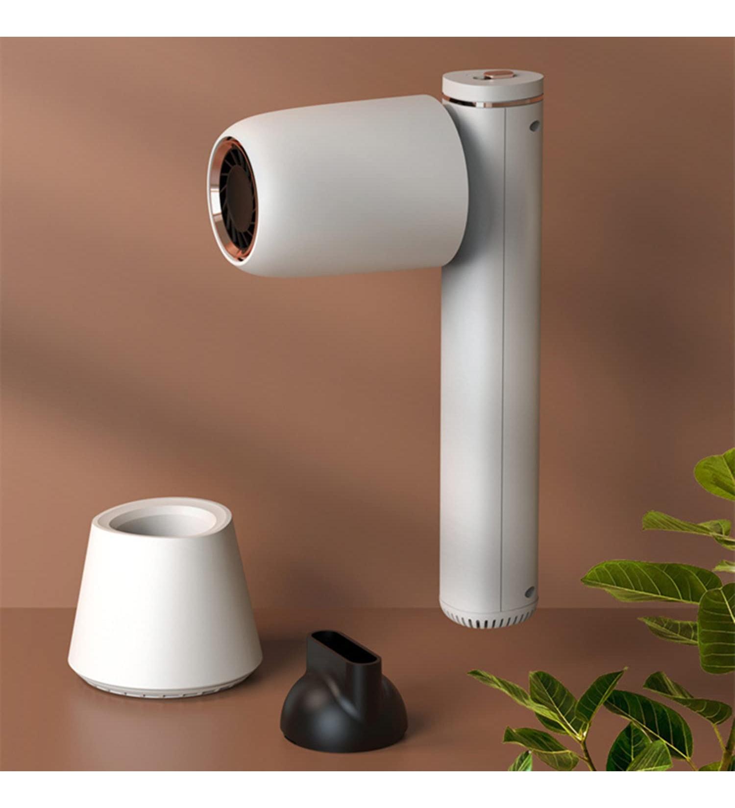 Portable Cordless Hair Dryer Wireless Travel Blow Dryer Blowing Hot & Cold Rechargeable Handheld Hair Dryer for Art Painting/Home - Buy Online on GoSupps.com