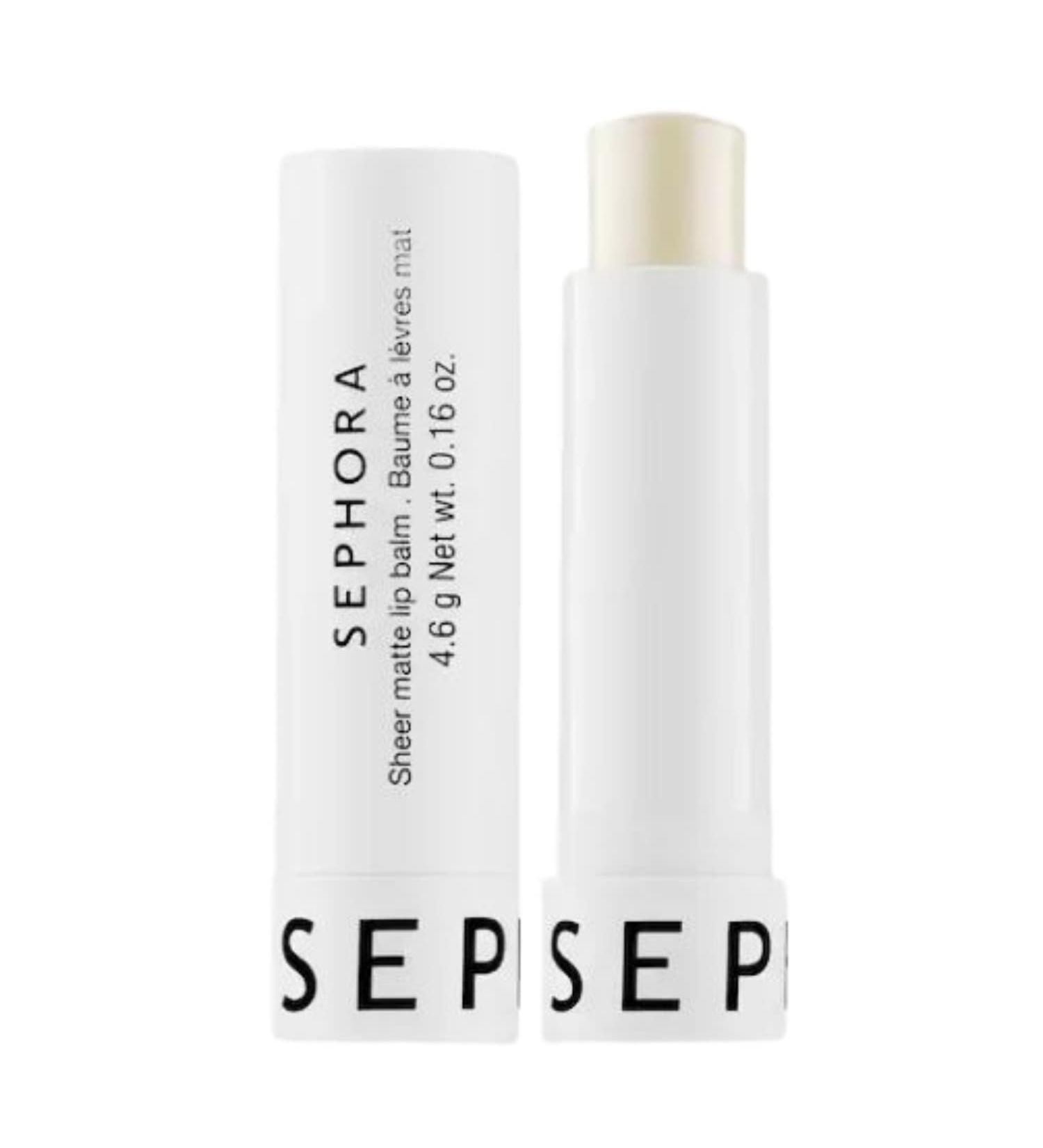 Sephora Collection Sheer Matte Lip Balm - 00 Clear (Transparent) - 0.16 oz / 4.6 g