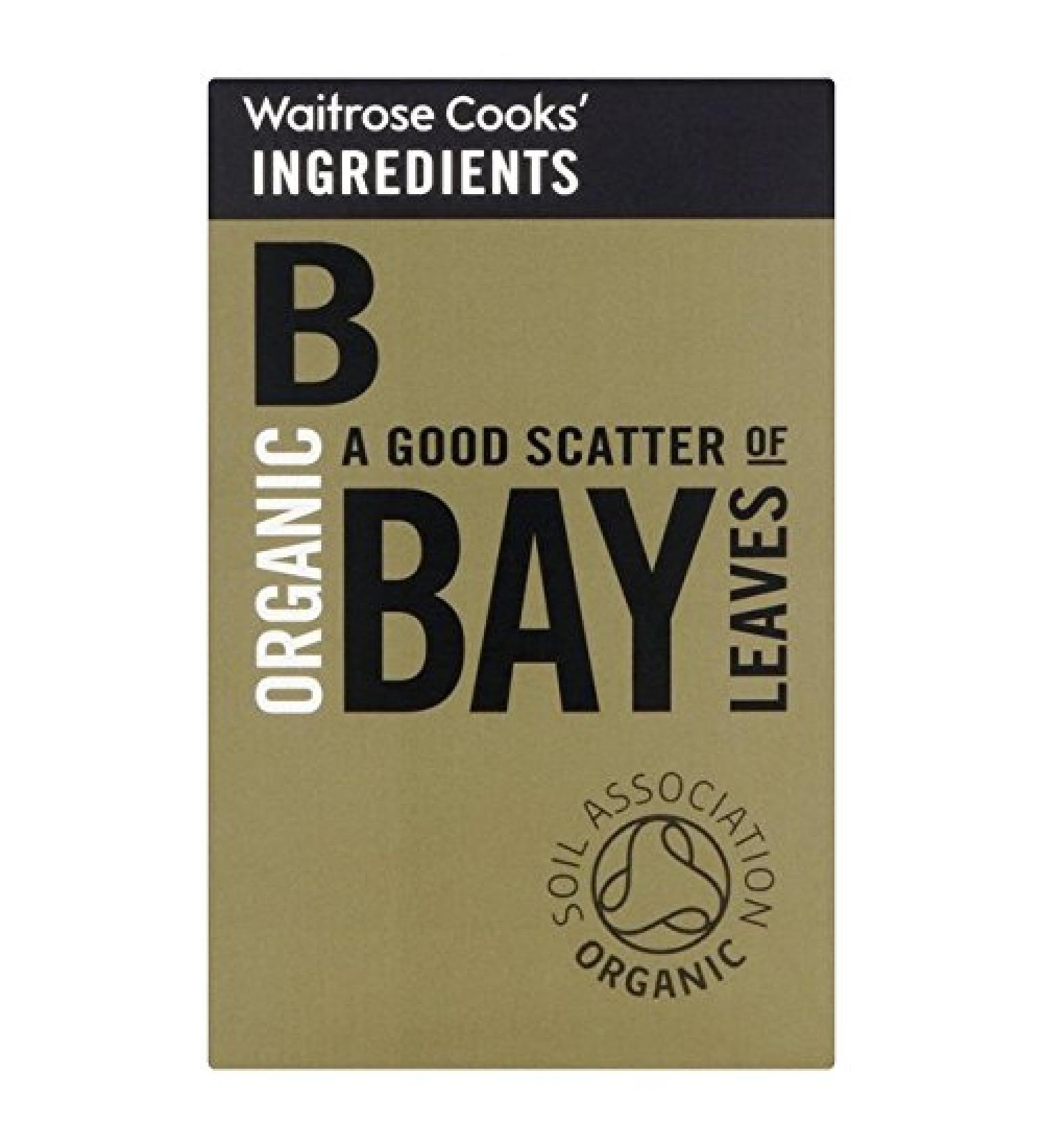 Cooks' Ingredients Waitrose Organic Bay Leaves 5g