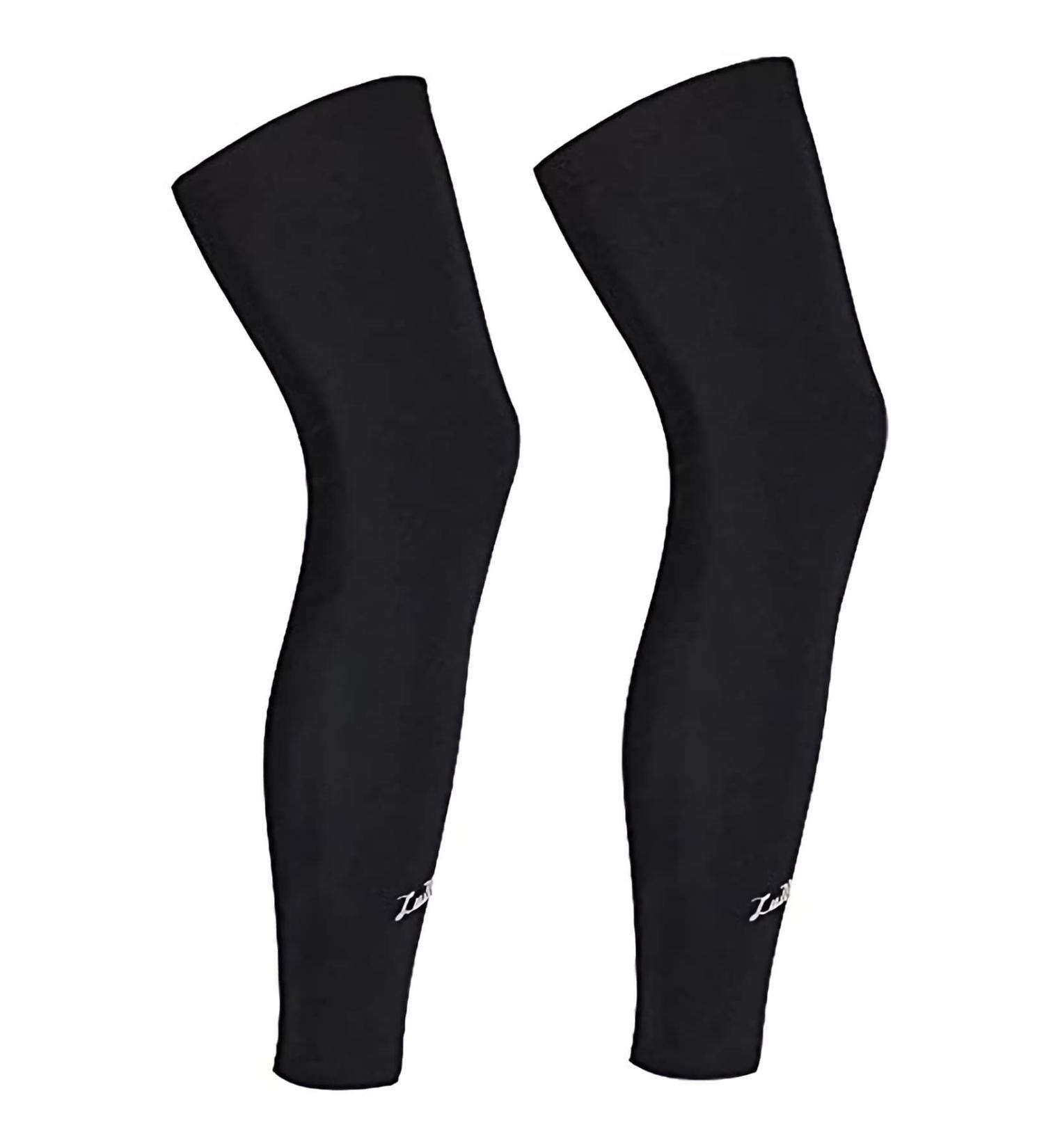 Buy Luwint Long Compression Leg Sleeves for Men & Women - Non-Slip UV Knee Brace for Sports | Comfortable Support for Basketball Running Cycling - XX-Large Black - Buy Online on GoSupps.com