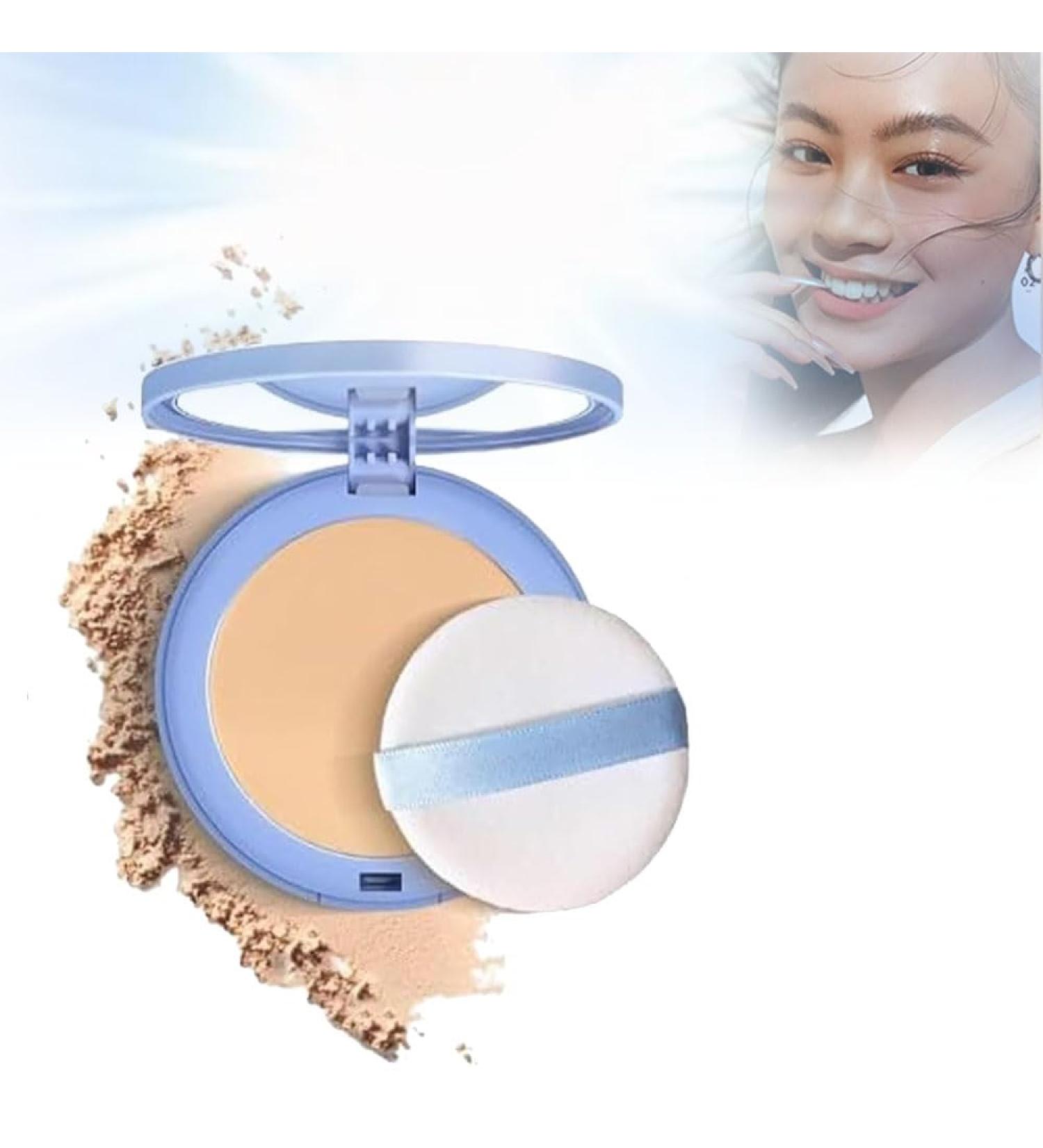 Summer Oil Control Matte Perfections Pressed Powder Oil Control Face Powder Waterproof Setting Powder Makeup Waterproof Long Lasting Finishing Powder (02#-Natural beige) - Buy Online on GoSupps.com