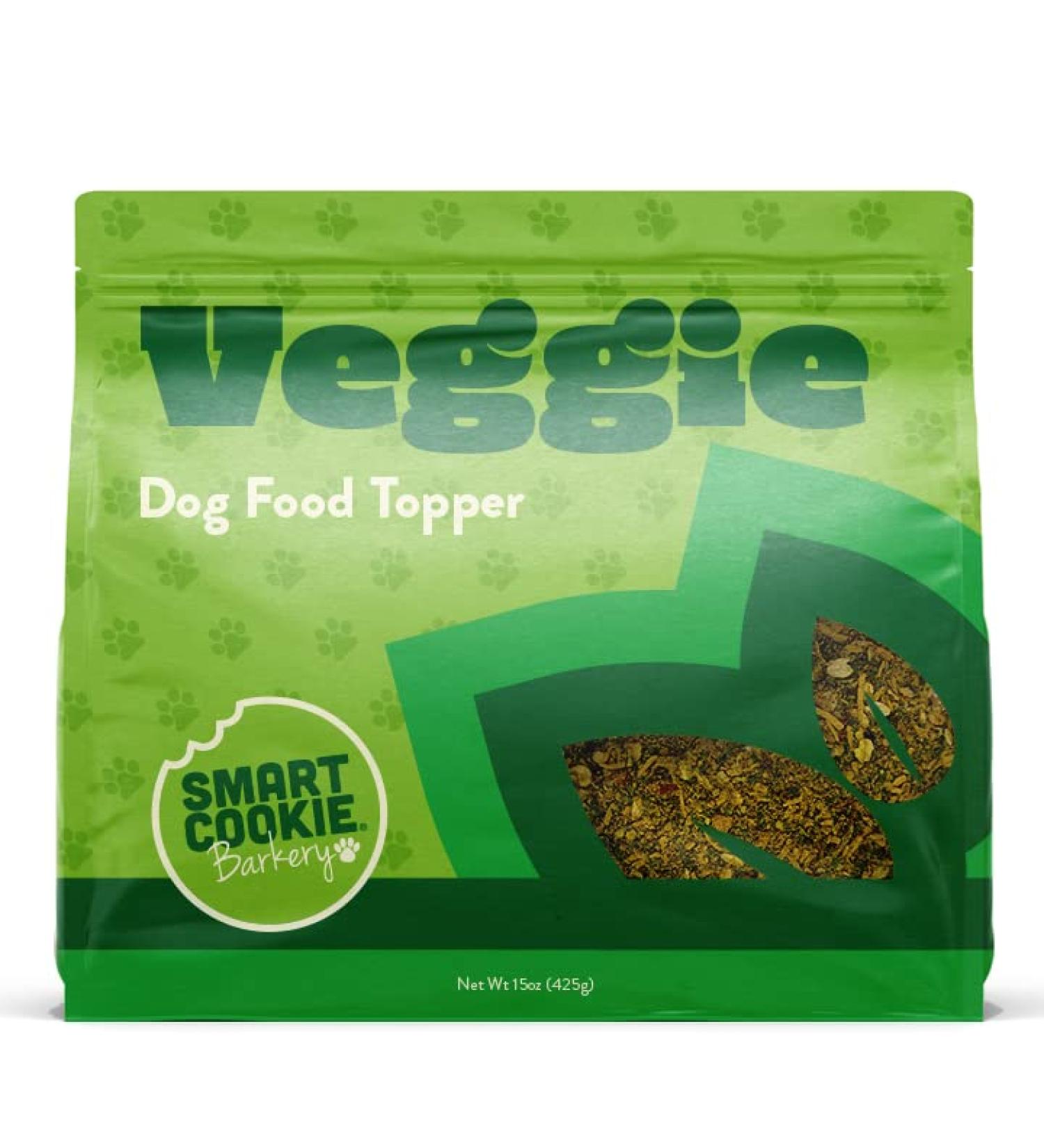 Smart Cookie Natural Dog Food Toppers - Freeze Dried Salmon, Beef, Veggie & Egg Flavors - 15oz Bag - Made in USA - 30 Day Supply - Buy Online on GoSupps.com