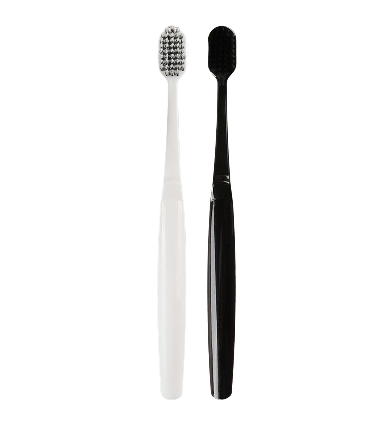 Buy Ultra Soft Spiral Toothbrush for Adults - Fine Soft Bristles | One Size - Factory Direct White Toothbrush (1 Pack) - Buy Online on GoSupps.com