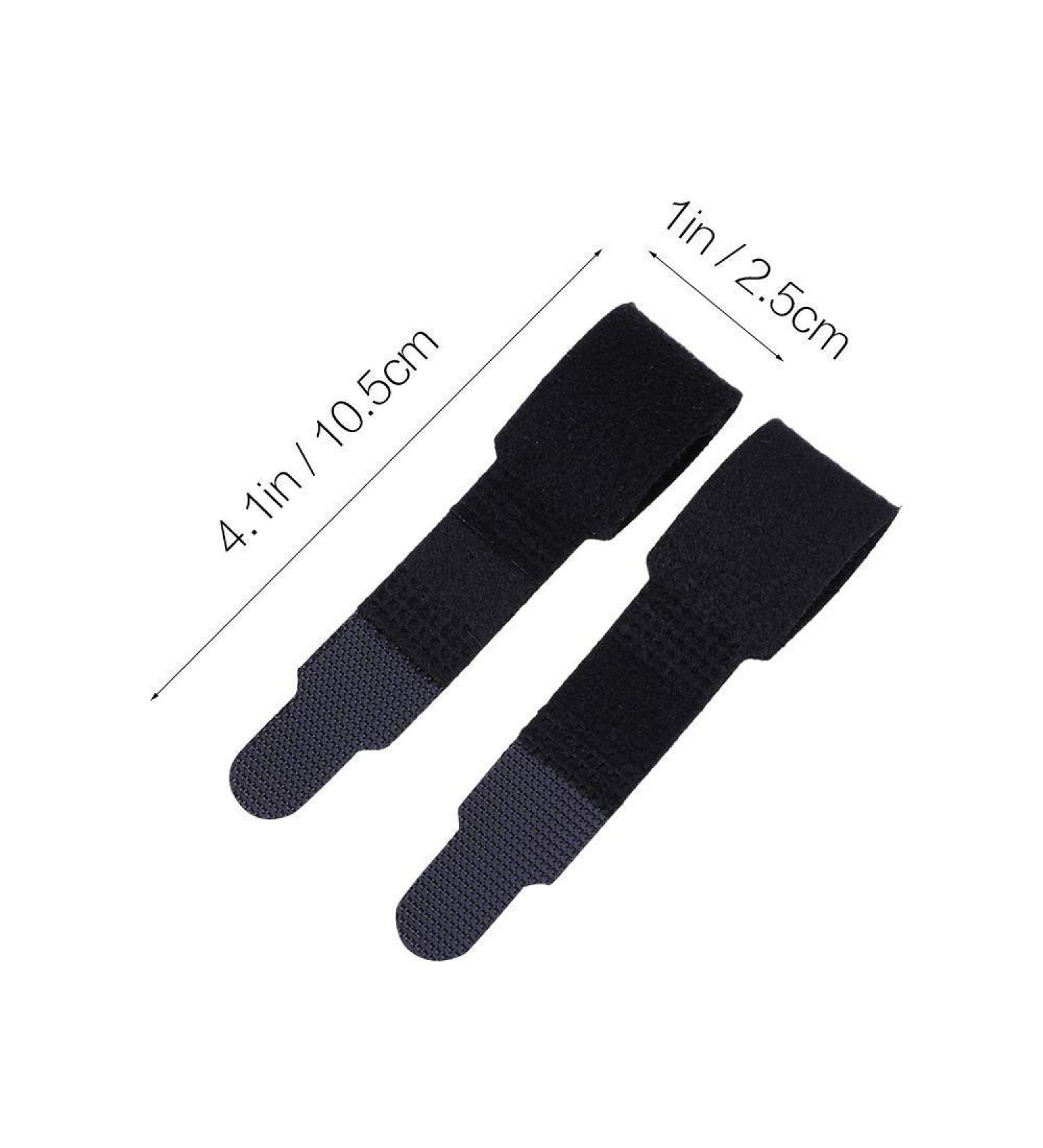 CAZARU FXJ Soft Toe Straightener Fabrics Strip Thumb Toe Anti-Slip Brace Cushioned Corrector Strap Toe Straighteners for Overlapping Toes