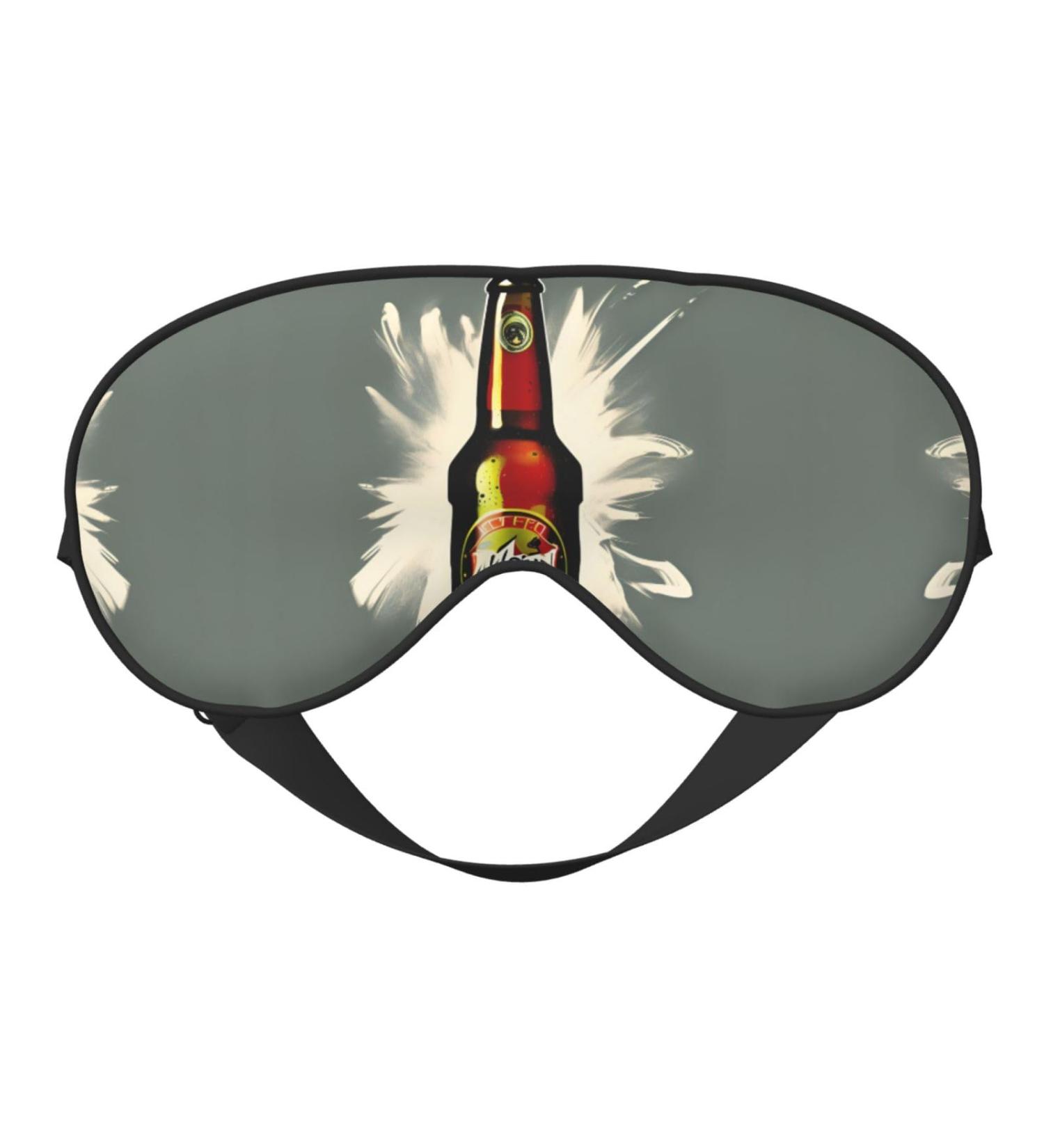 SSIMOO Beer Bubble Print Eye Mask - Ultra-Soft Light-Blocking for Comfort & Restful Sleep - International Shipping Available - Buy Online on GoSupps.com