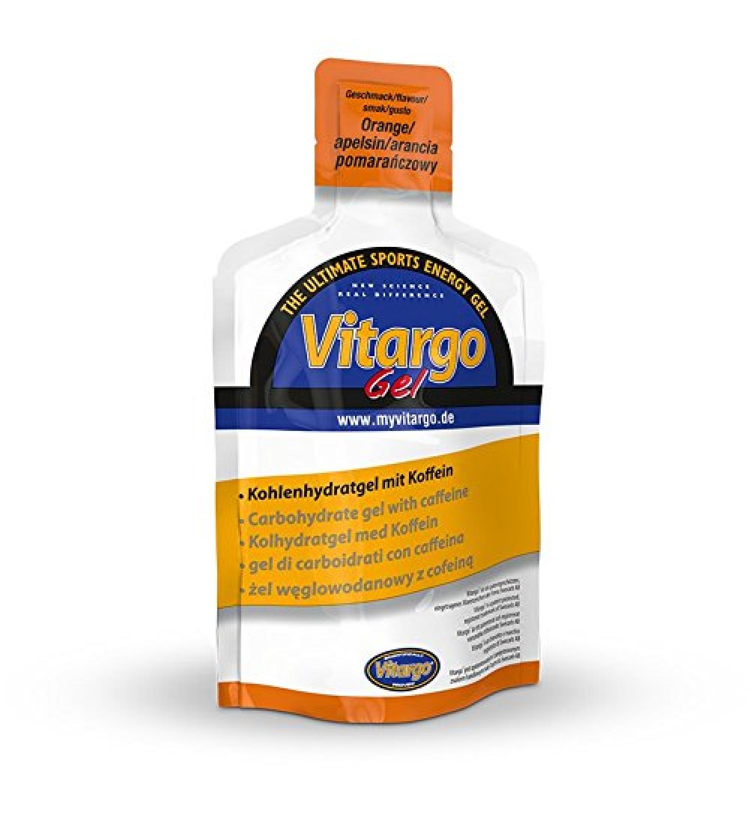 Vitargo Gel single bag with caffeine 45g per bag Orange
