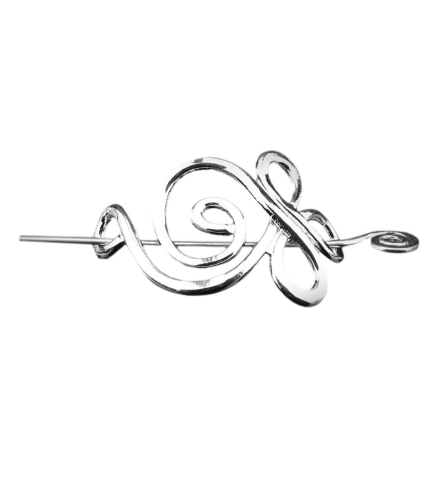 Lurrose Celtic Hair Clips - Alloy Viking Jewelry Hair Slide Vintage Ponytail Brackets for Women & Girls | Irish Hair Decor - Buy Online on GoSupps.com