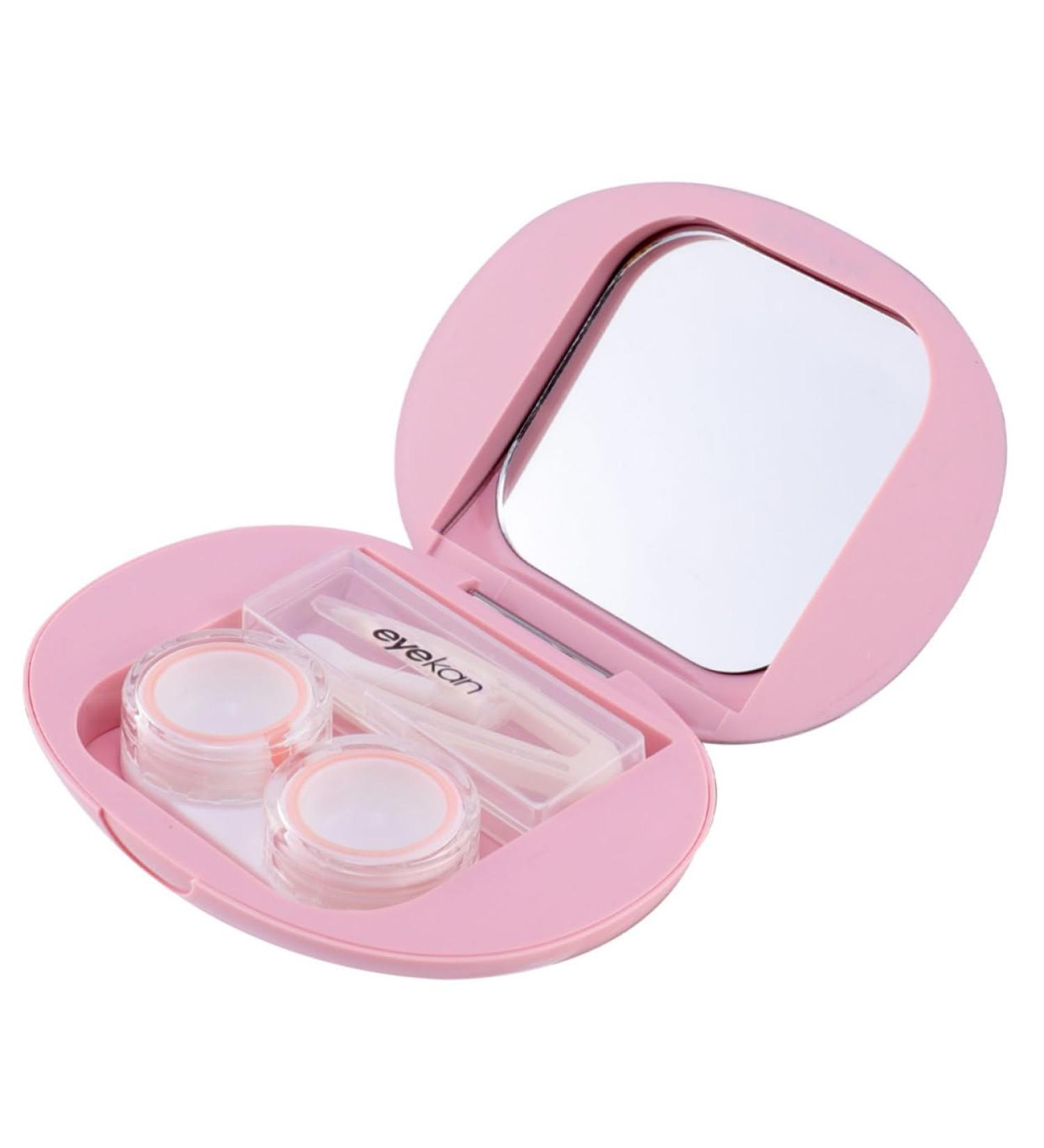 Buy HOMSFOU Contact Lens Box - Invisible Pink Lens Case Container for Easy Travel | International Shipping Available - Buy Online on GoSupps.com