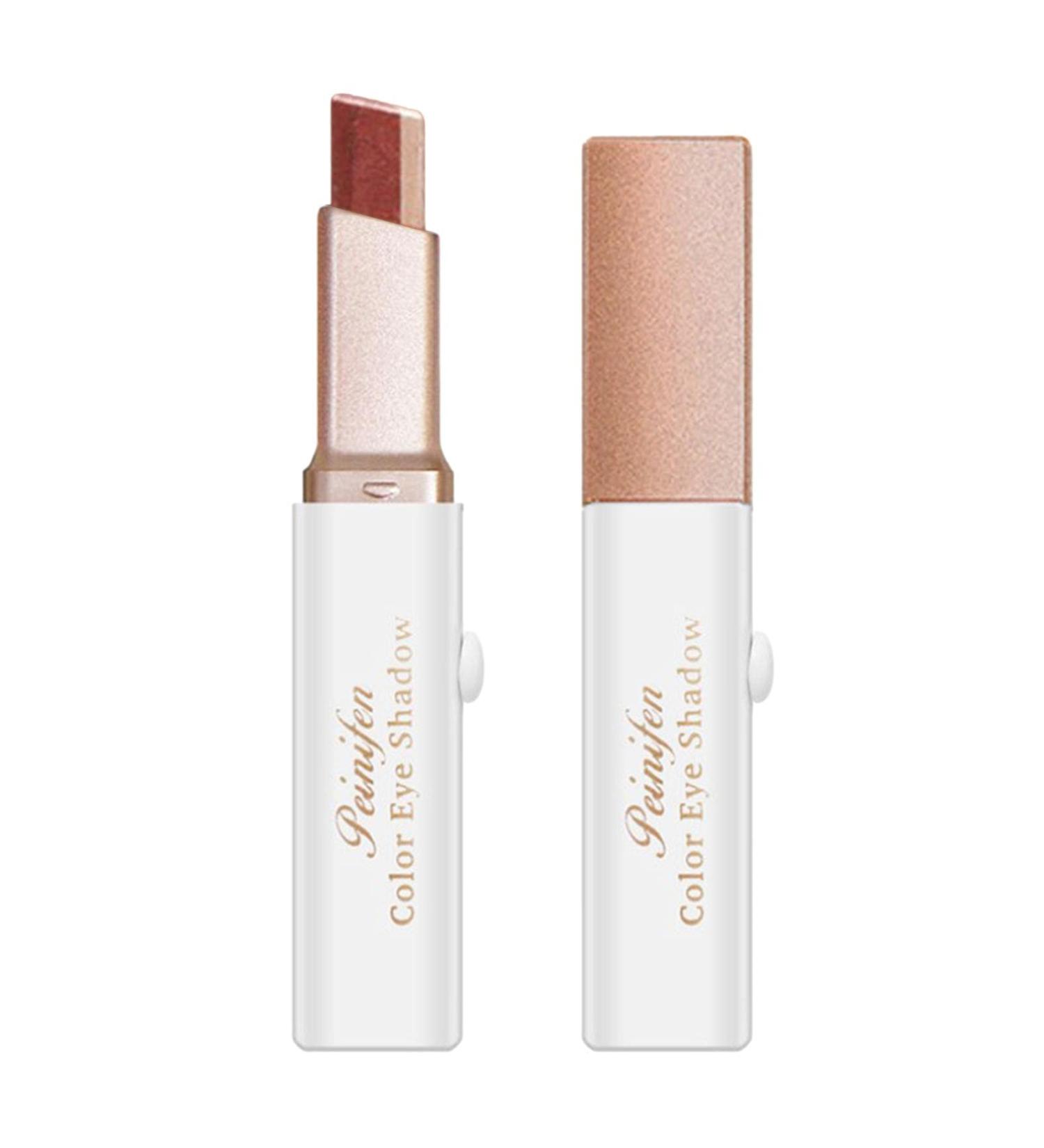 Eyeshadow Stick Matte Finish - Waterproof Long Lasting Bicolor Eye Shadow 6 Gradient Colors Eyeshadow Pencils For Natural Pink Brown Women Girls - Eyes Cosmetics Makeup Sticks Starter Travel Use Aezon 03# Reddish Brown - Buy Online on GoSupps.com