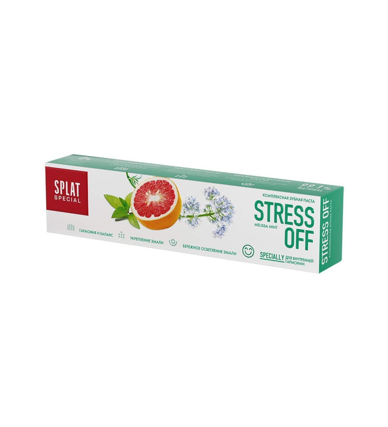 Splat Special Stress Off Toothpaste - Soothing Formula for Fresh Breath & Relaxation | Buy Internationally - Buy Online on GoSupps.com