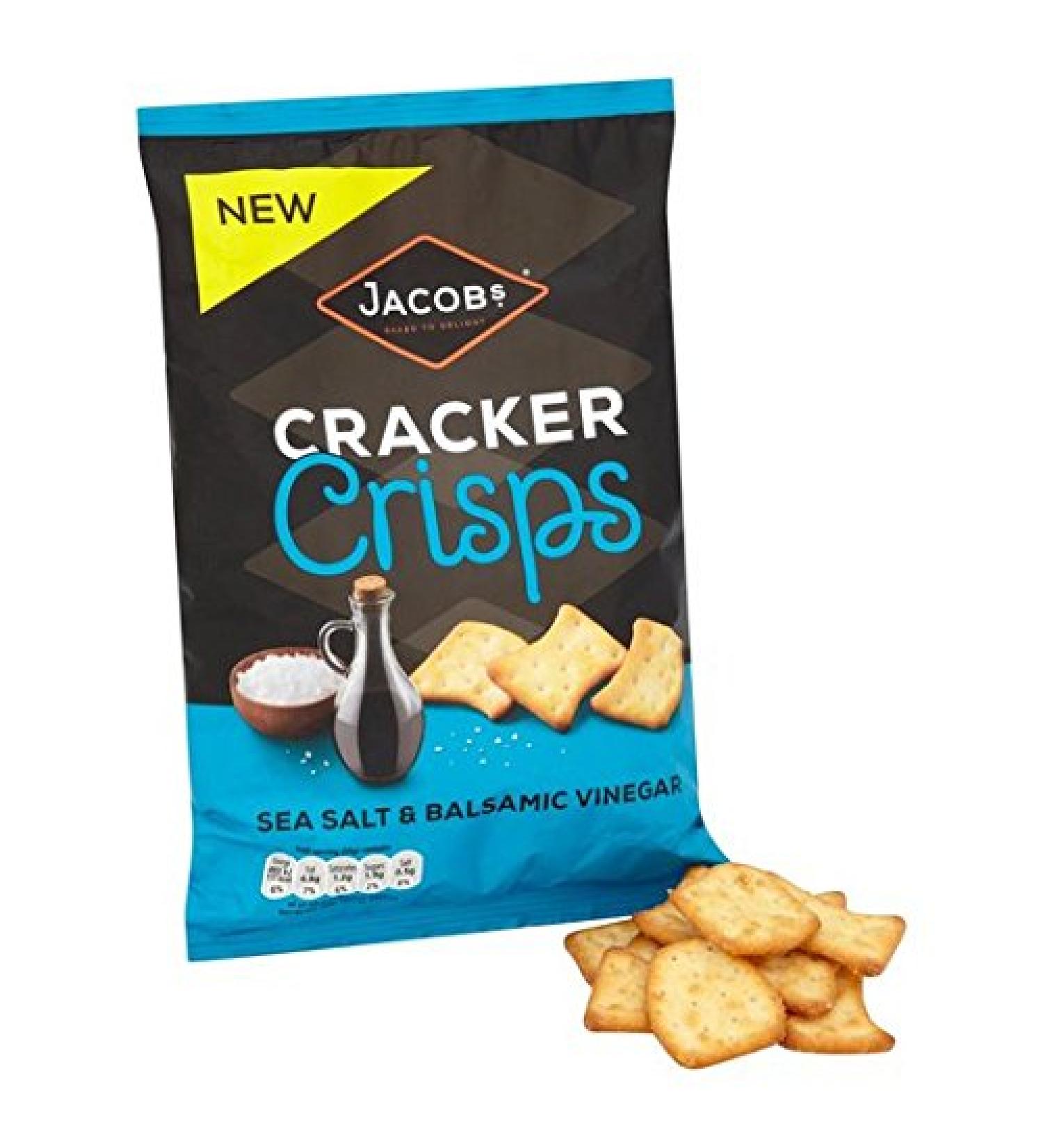 Jacobs Jacob's Cracker Crisps Sea Salt and Balsamic Vinegar 150g