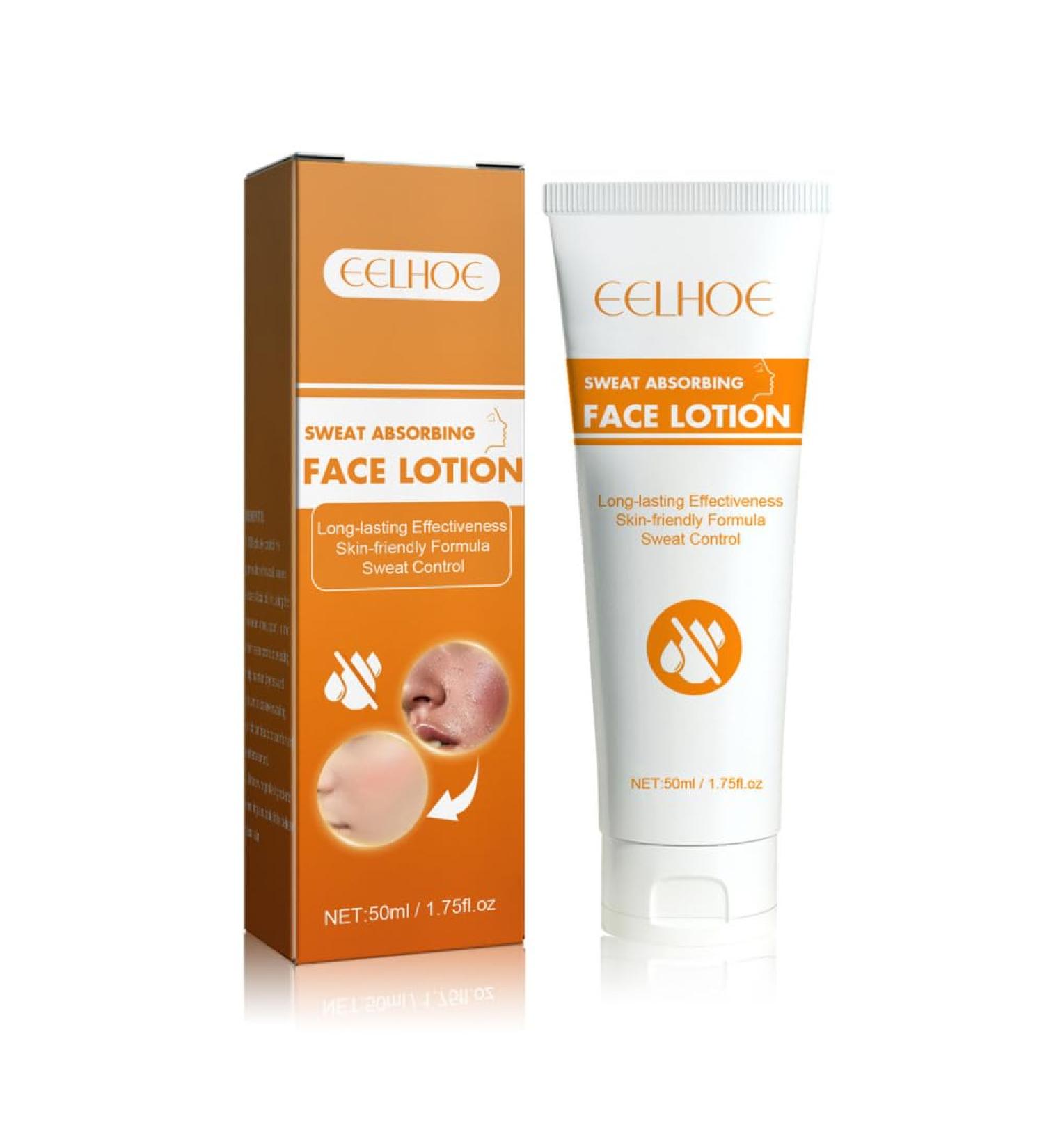  Laluerck Sweat-absorbing facial lotion - 50 ml - Blocks perspiration and controls oily skin for daily use by women and men - Buy Online on GoSupps.com