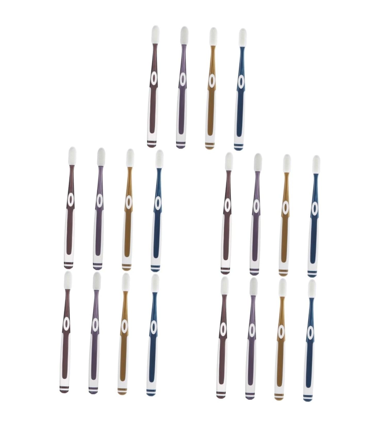 Minkissy Nano Toothbrush - Sensitive Silicone Toothbrush for Children & Family | Travel Miniature Dental Care - Buy Online on GoSupps.com
