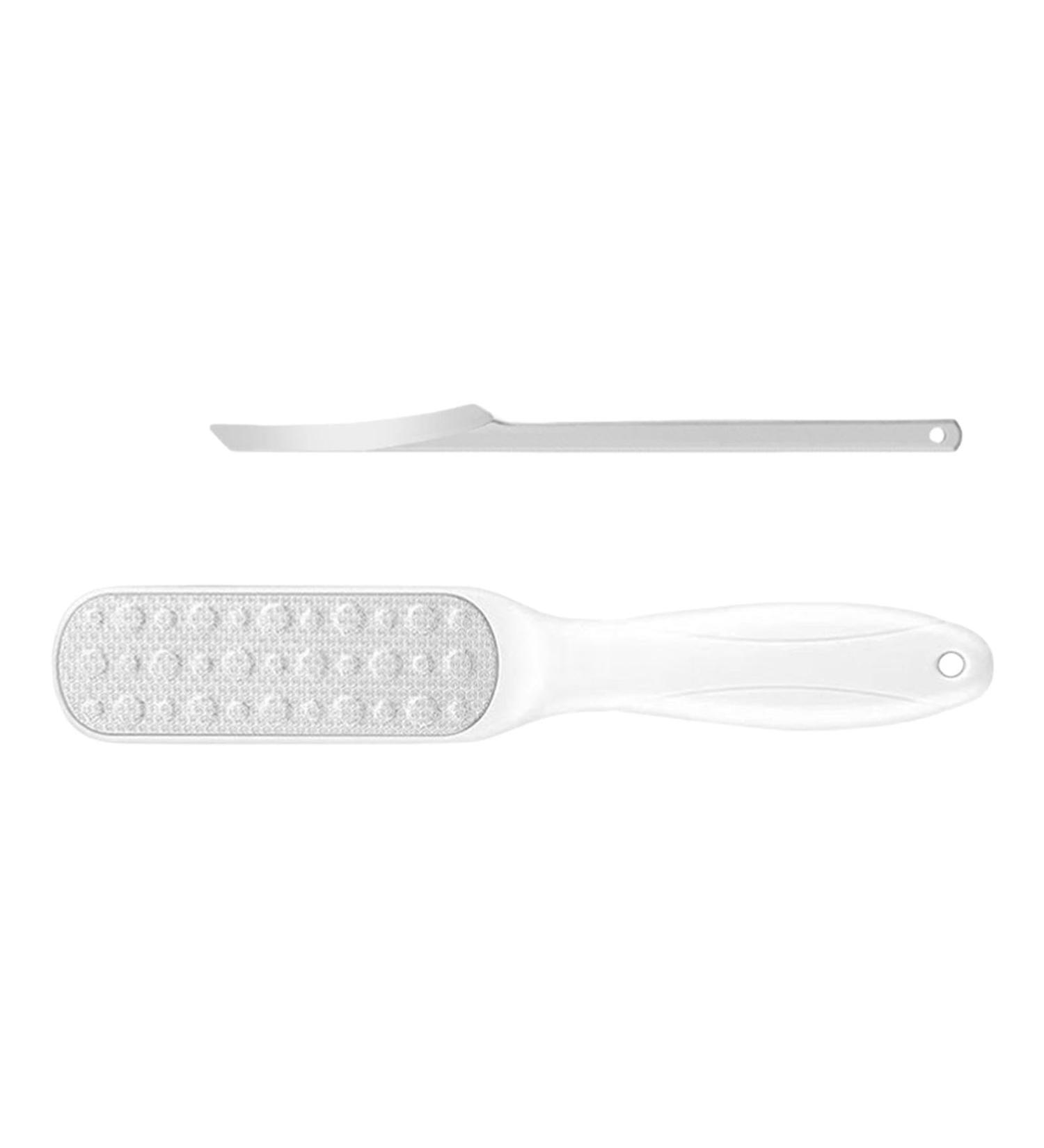 Foot Scraper Pedicure Scraper Set for Feet 2 Pieces Foot Scrubber Dead Skin Remover - Pedicure Tool Set Foot Callus Removal Tool for H Sanding Scraper - Buy Online on GoSupps.com