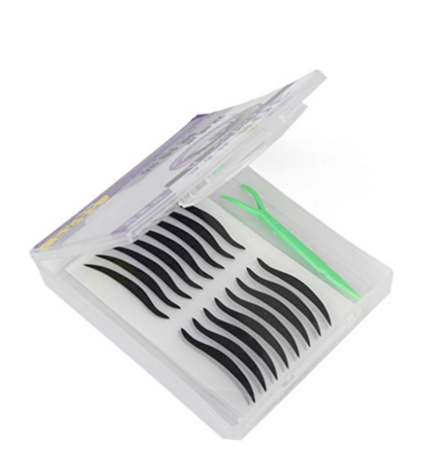 TOVINANNA 80 Pairs Eye Make-up Stickers Temporary Eye Liner Makeup Tape Eyeliner Eyeshadow Sticker Waterproof Eyeshadow Stickers Double Eyelid Tape Black Eyeliner Sticker Smoky Make up - Buy Online on GoSupps.com