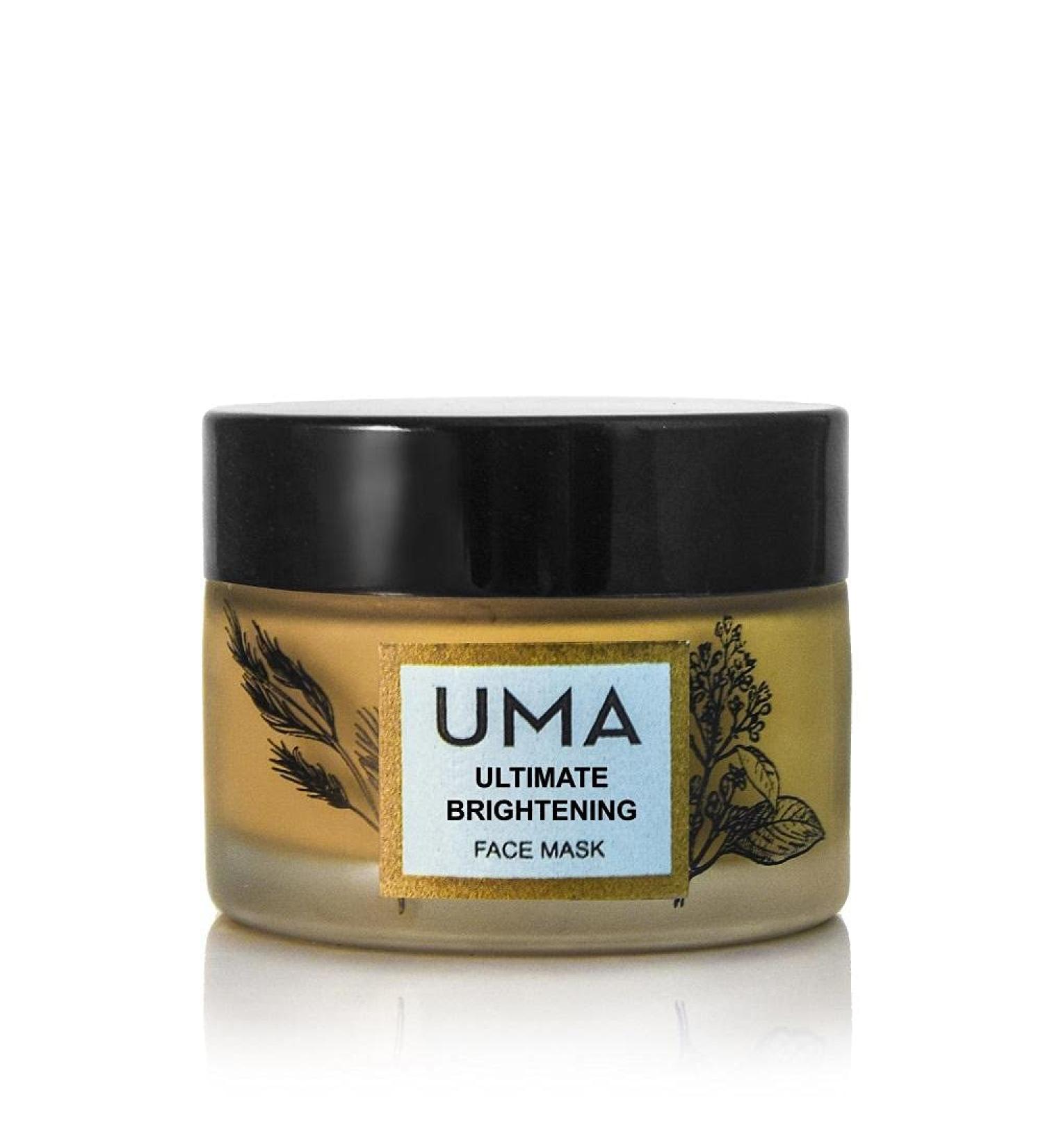 UMA Ultimate Brightening Face Mask | Hydrating Ayurvedic & Organic | Vegan Cruelty-Free | Instant Radiance for Dull Aging Skin (1.7 oz - Buy Online on GoSupps.com