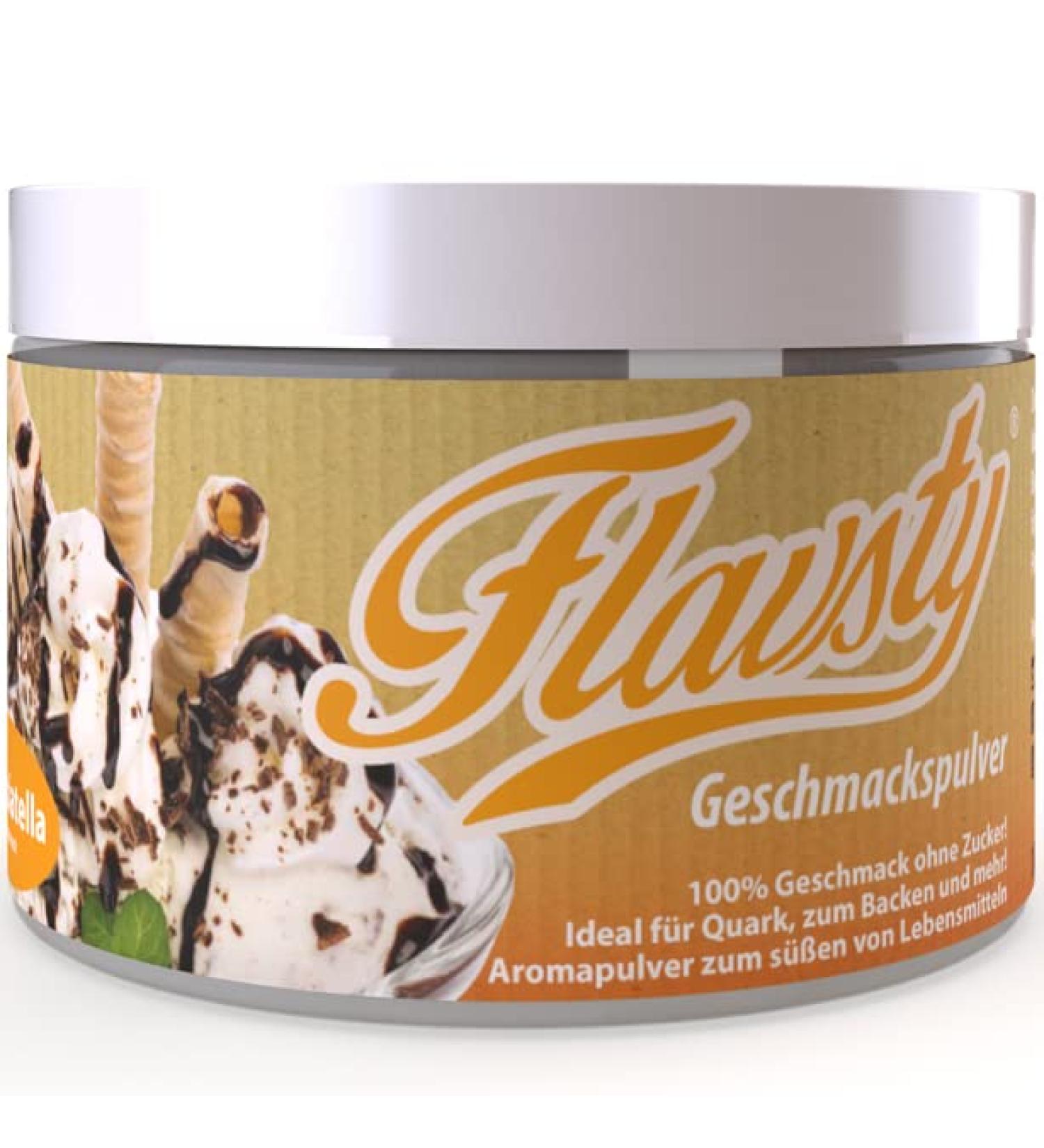 Flavsty Stracciatella Vegan Flavor Powder - Sugar-Free Aroma Powder for Delicious Desserts | Buy Online - Buy Online on GoSupps.com