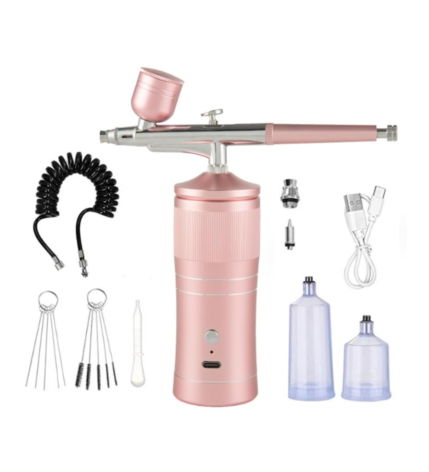 Ficher Airbrush Kit Rechargeable Cordless Airbrush Compressor for Makeup Nail Art B 1Set - Buy Online on GoSupps.com
