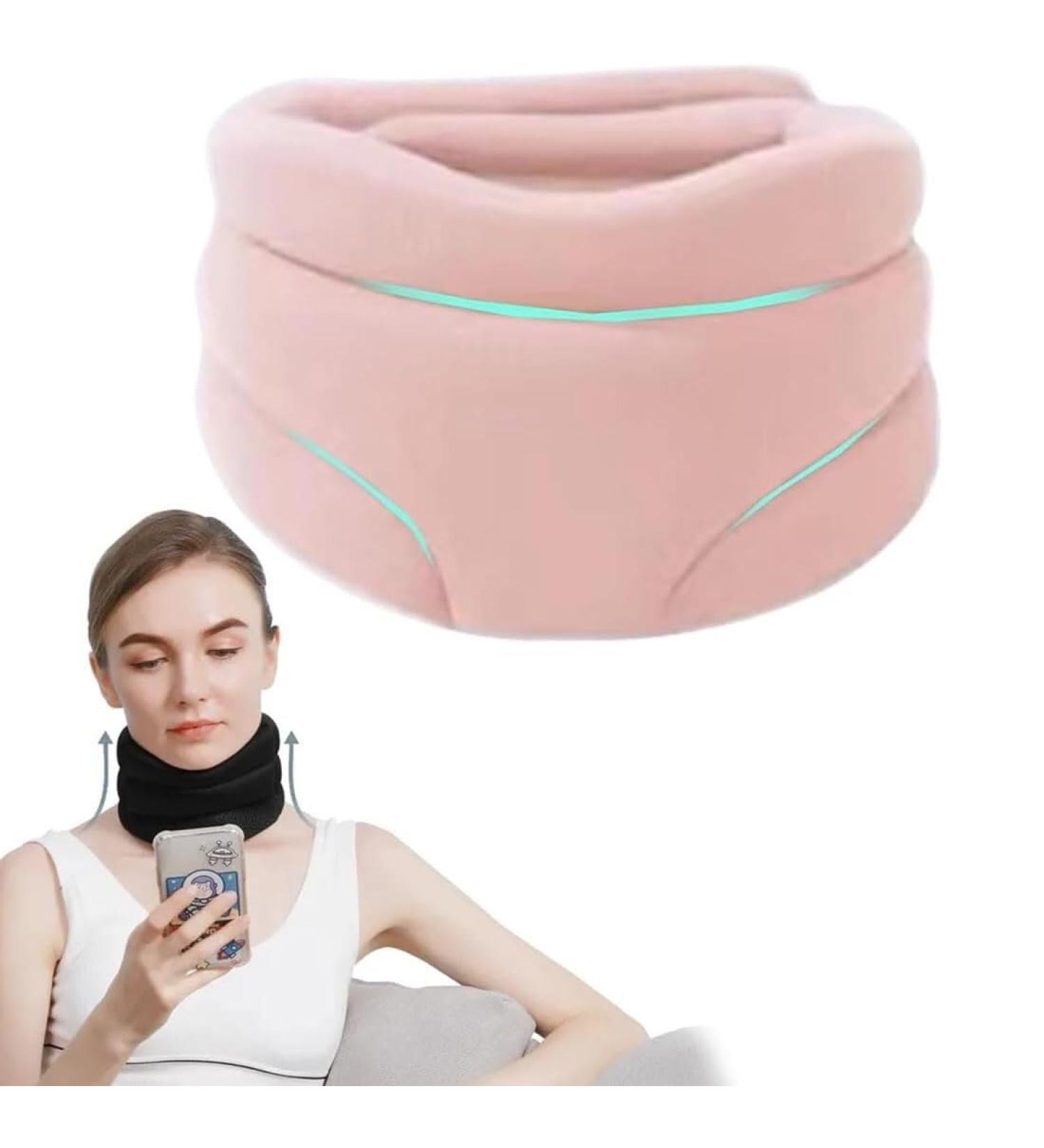 Cervicorrect Neck Brace Neck Brace for Snoring Neck Brace for Neck Pain and Support Posture Sleeping yl-105023(Color:Pink) - Buy Online on GoSupps.com
