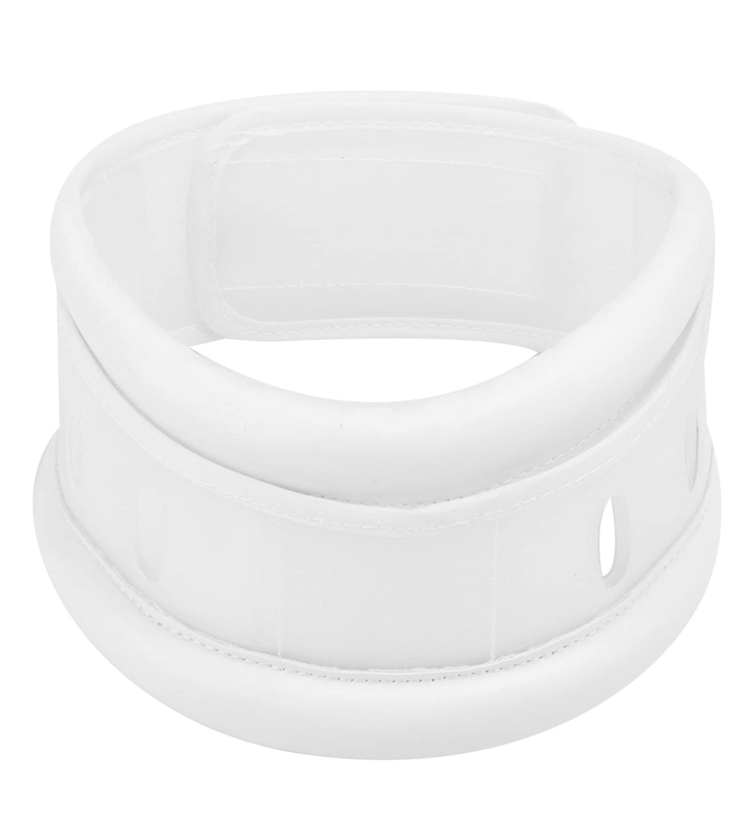 Adjustable Cervical Collar for Pain Relief | Traction Fixation Orthosis - White - International Shipping Available - Buy Online on GoSupps.com