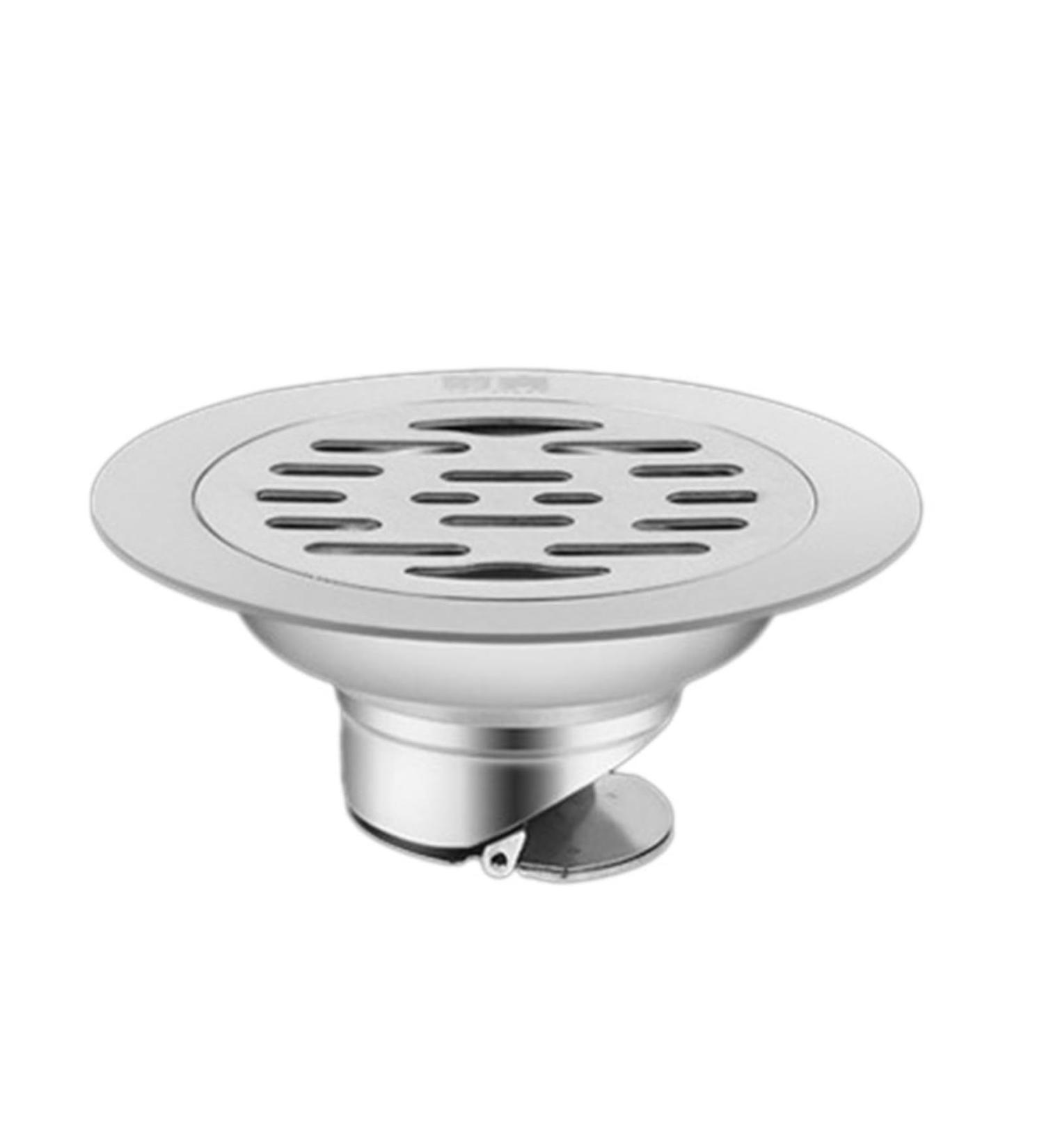 Upgrades Stainless Steel Bathroom Drain with Function Metal Floor Drain 10cm Drain for Household Use 10cm A - Buy Online on GoSupps.com