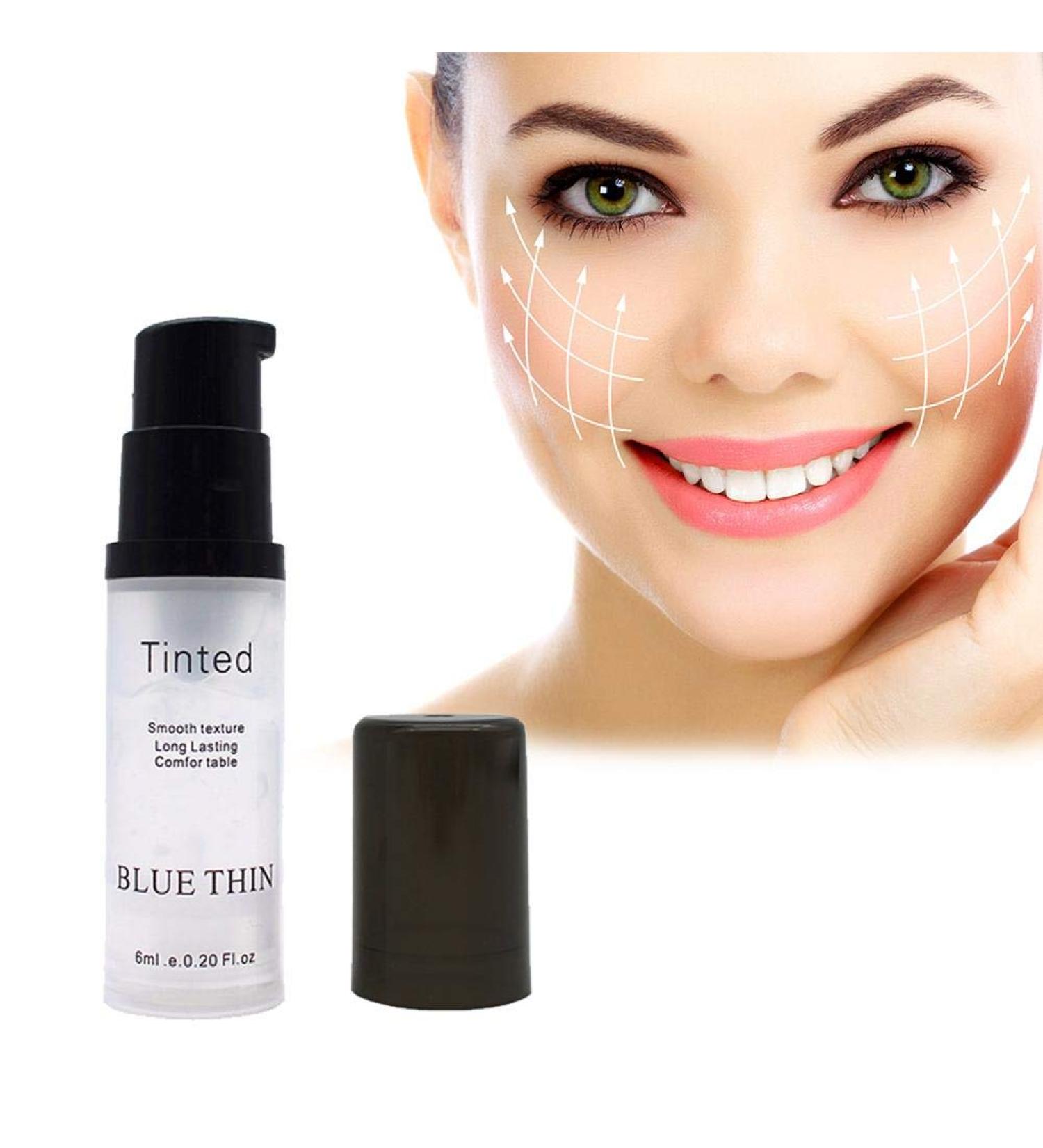 SmarTopus BLUE THIN Foundation Makeup Primer - 6ML Mattifying Pore Invisible Gel for Oil Control & Moisturizing - Brightening Face Primer Cream - Buy Online on GoSupps.com