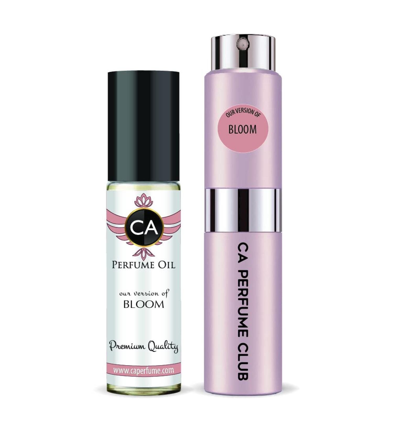 CA Perfume Duo Impression of Bloom For Women Eau de Parfum Refillable Atomizer Sprayer + Fragrance Body Oil Long Lasting Sample Travel Size Roll-On Bottle 0.27 Fl Oz+0.33 Fl Oz - Buy Online on GoSupps.com