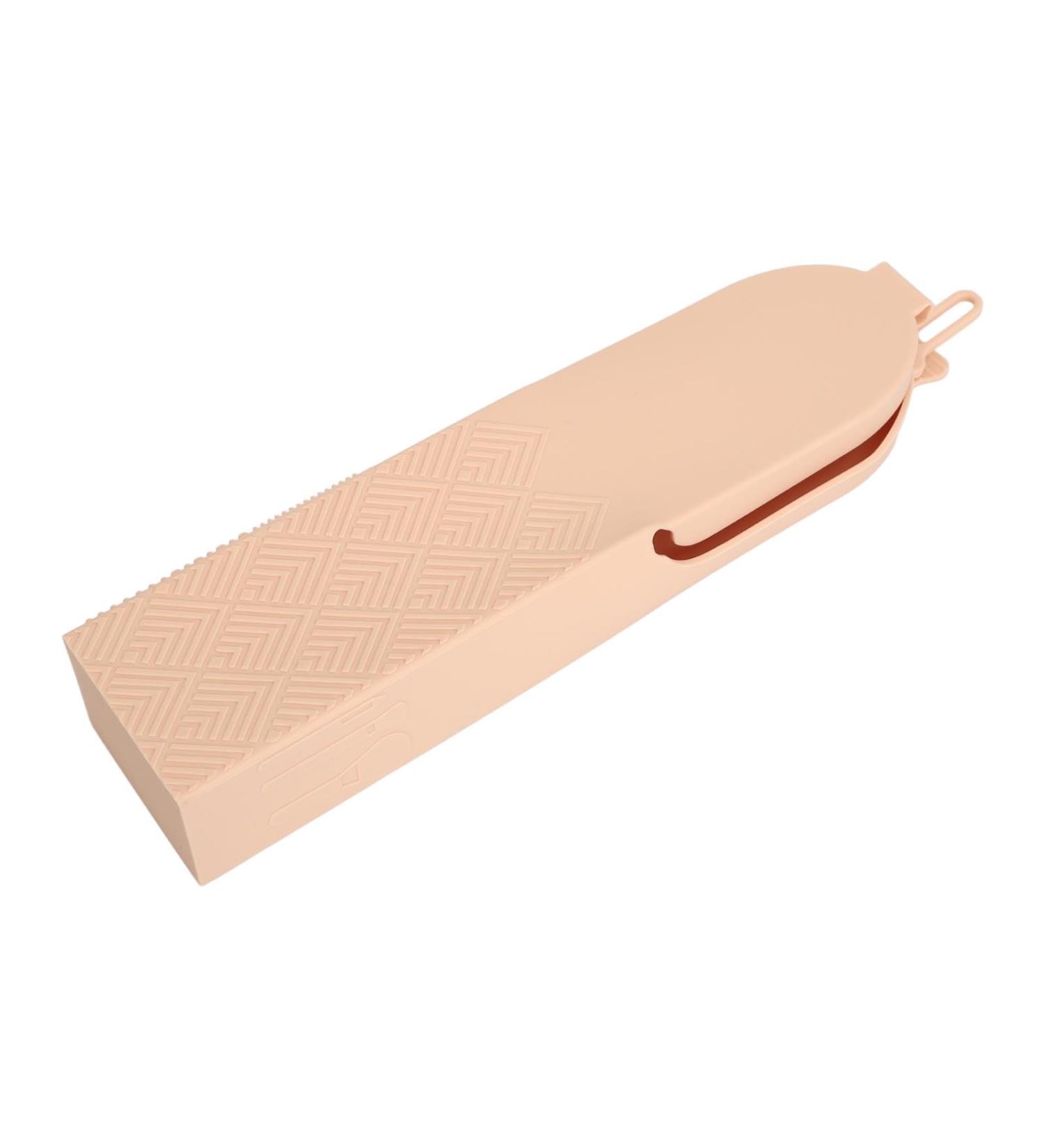 Soft Silicone Makeup Brush Bag with Wash Board | Portable Dustproof Case for Travel - Large Capacity Flip Cover & Button Closure - Buy Online on GoSupps.com