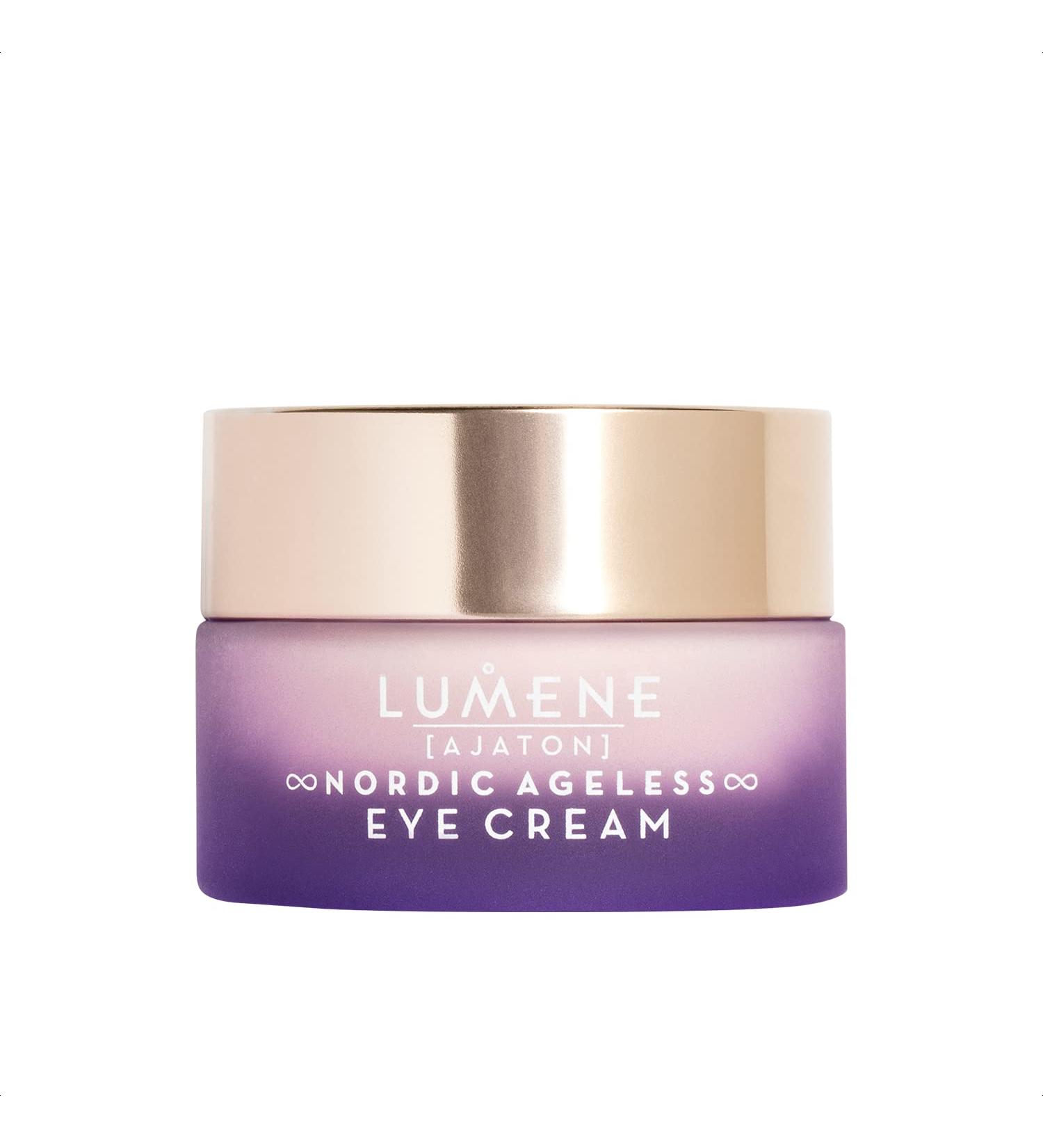 Lumene Ajaton Nordic Ageless Eye Cream - Anti Aging Formula for Fine Lines & Wrinkles - Dark Circle Eye Cream for Firming & Moisturizing (15ml) - Buy Online on GoSupps.com