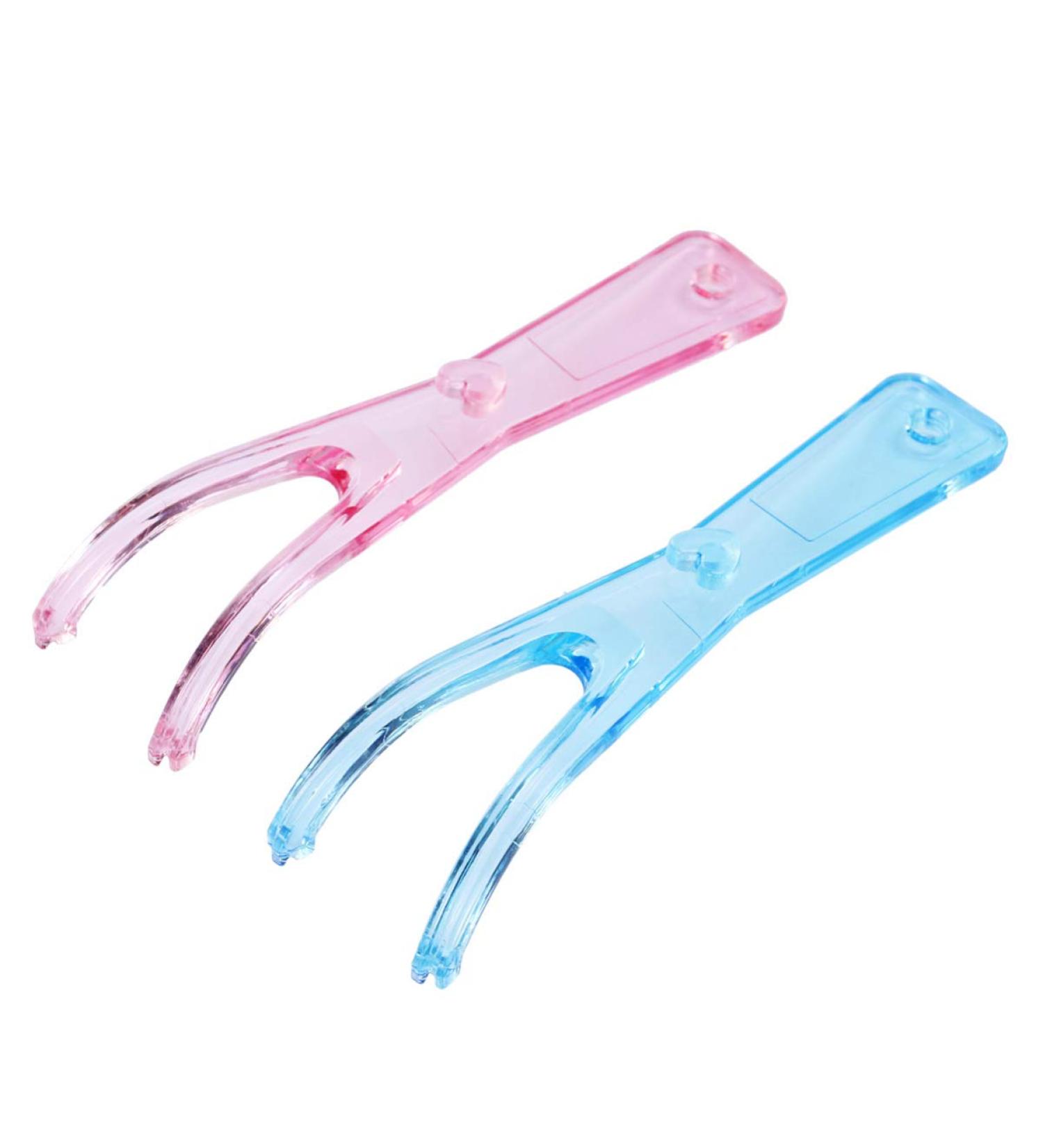 Buy Dental Floss Holders & Flossers - Pink + Blue Flat Wire Replacement Racks for Optimal Oral Care - Buy Online on GoSupps.com