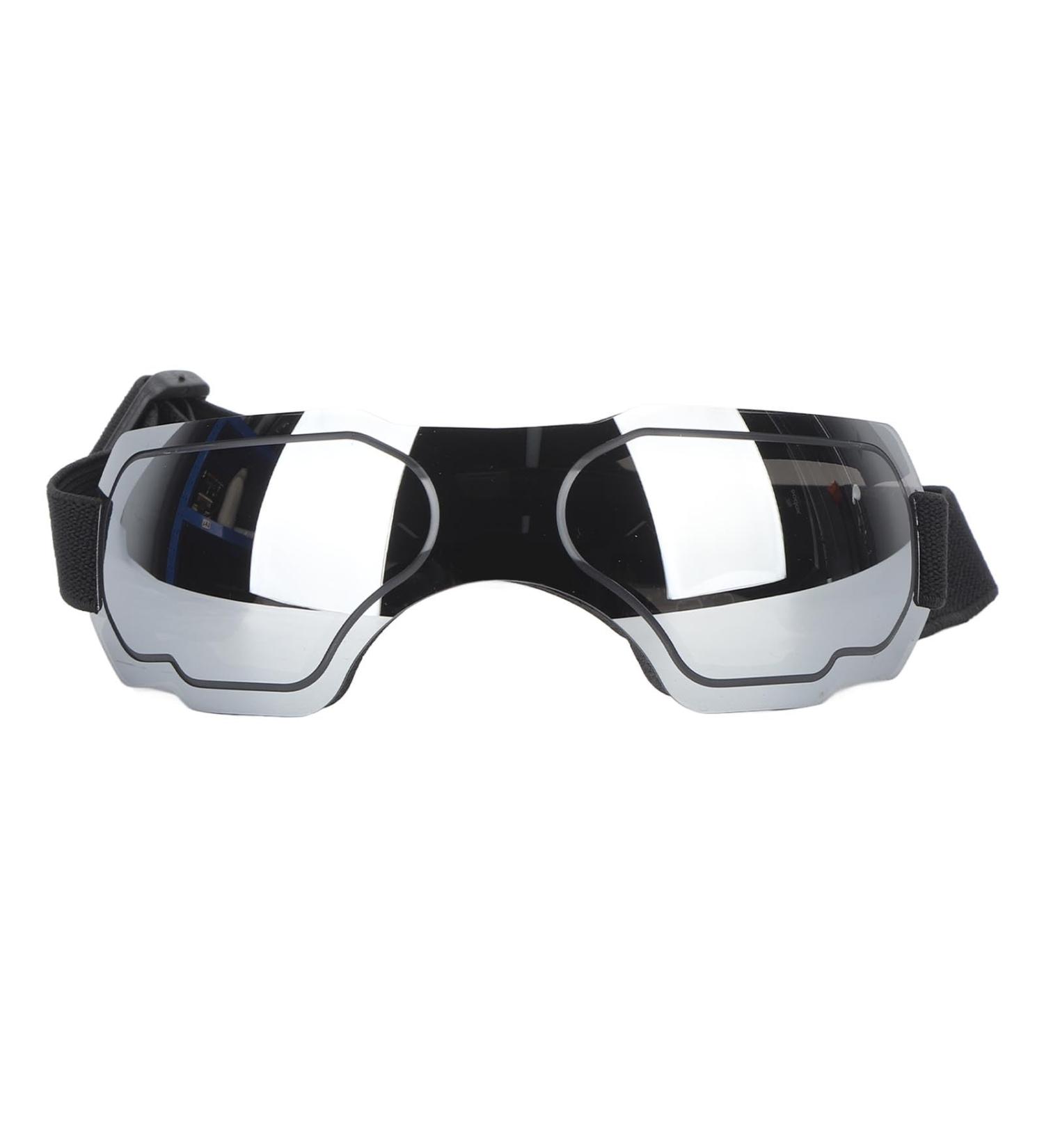 Buy Lightweight Dog Goggles - Soft Dustproof UV Protection Sunglasses for Medium & Large Dogs - Perfect for Outdoor Adventures - Silver - Buy Online on GoSupps.com