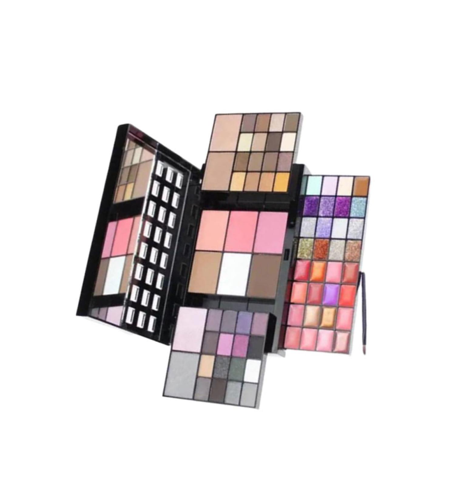 Buy Lip Gloss Blush 74 Makeup Kit | Colorful Lip Tint Gloss Eyeshadow & Highlight | International Shipping - Buy Online on GoSupps.com