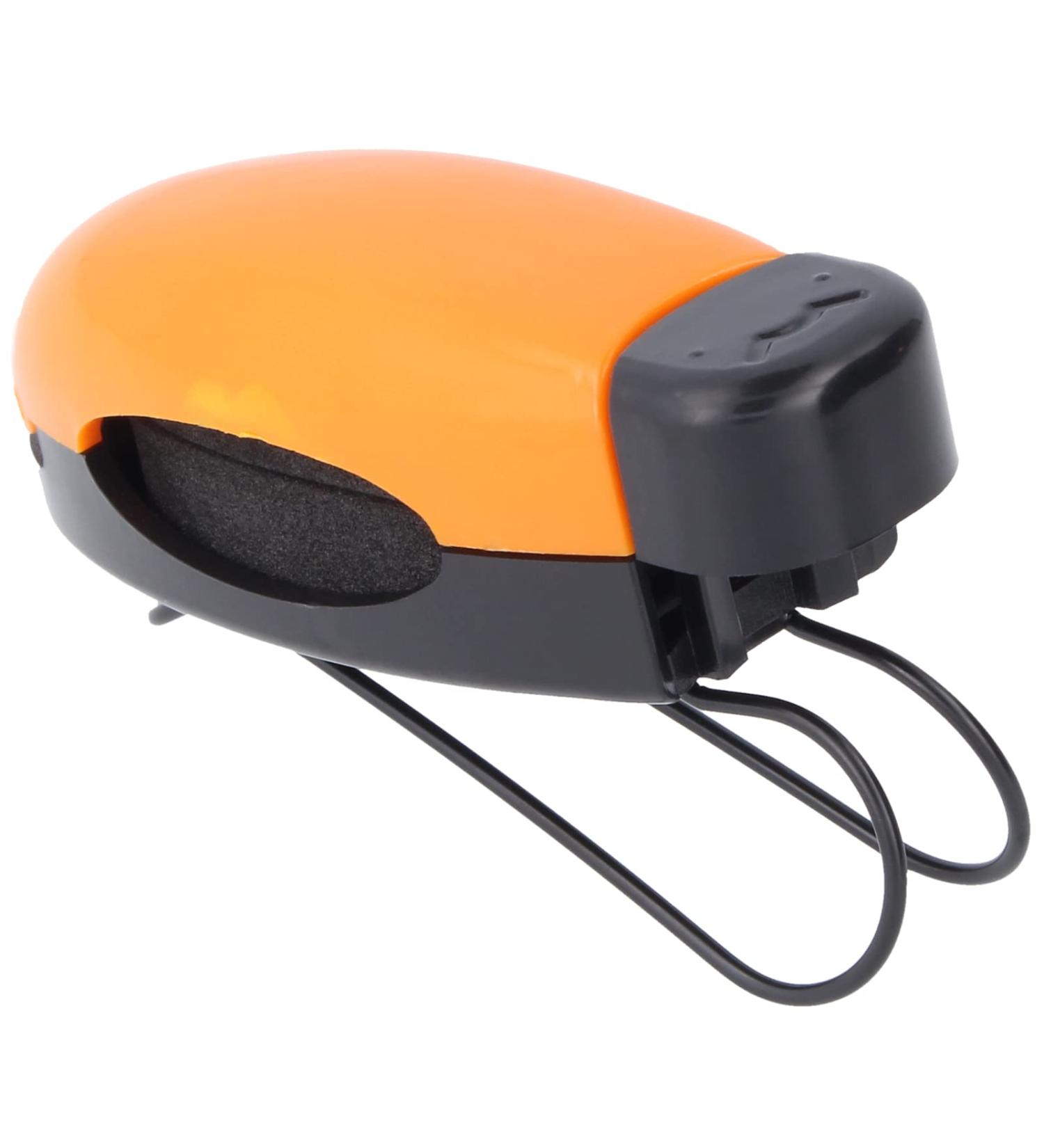 Little cheeky glasses beetle - glasses clip - glasses holder with beetle face in orange