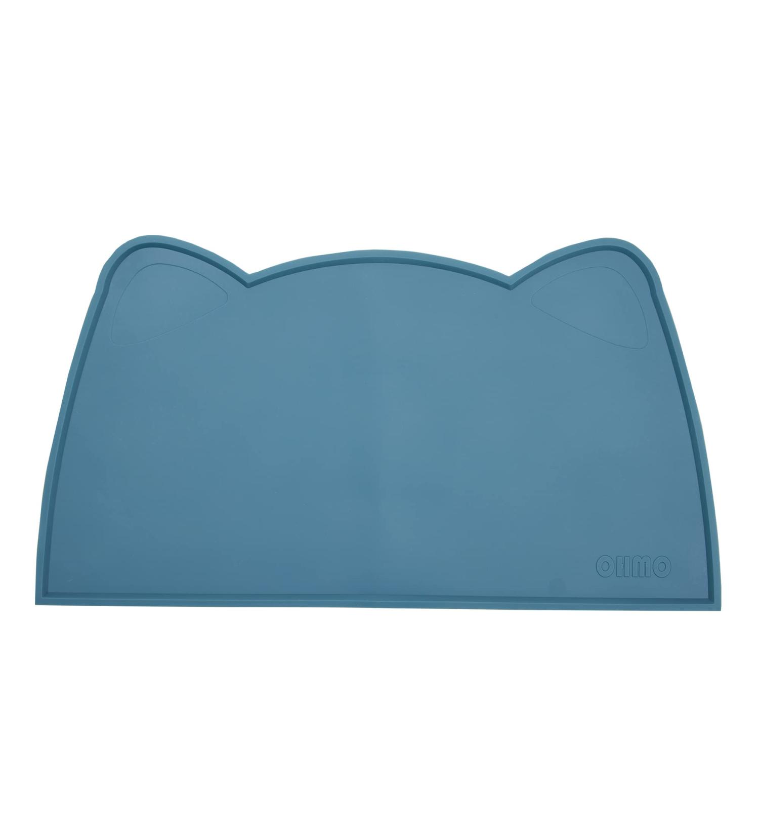 Ohmo Non-Slip Bowl Pad for Small Dogs & Cats | Waterproof Silicone Base Blue-Green 52x30cm - Best International Shipping - Buy Online on GoSupps.com