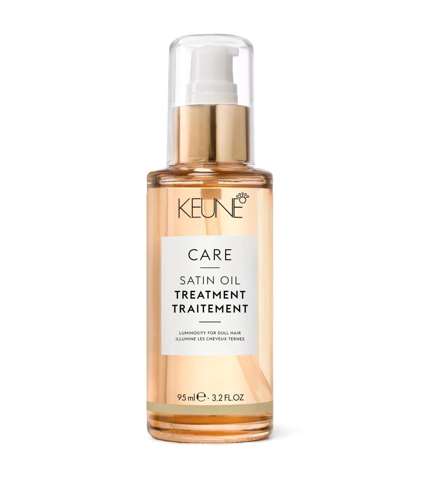 KEUNE CARE Satin Oil Treatment - 3.2 Oz | Nourishing Hair Oil for Smooth & Shiny Hair - Buy Online on GoSupps.com