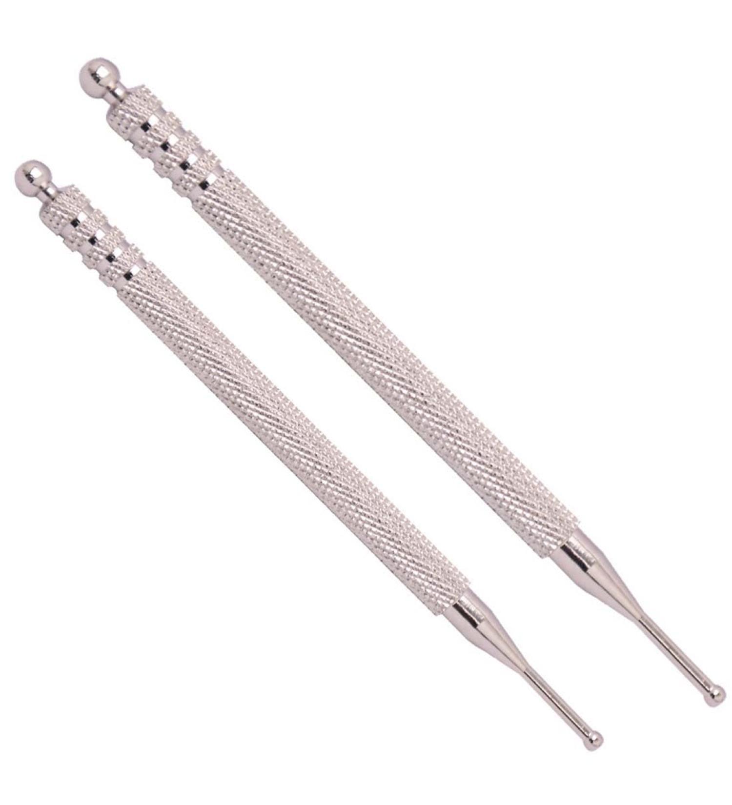 Shop KSIUW Acupressure Pen (2 PCs) - Meridian Pencil Massage Tool Stainless Steel Acupuncture Stick 10 cm Length 2/5 mm Ball - International Shipping Available - Buy Online on GoSupps.com