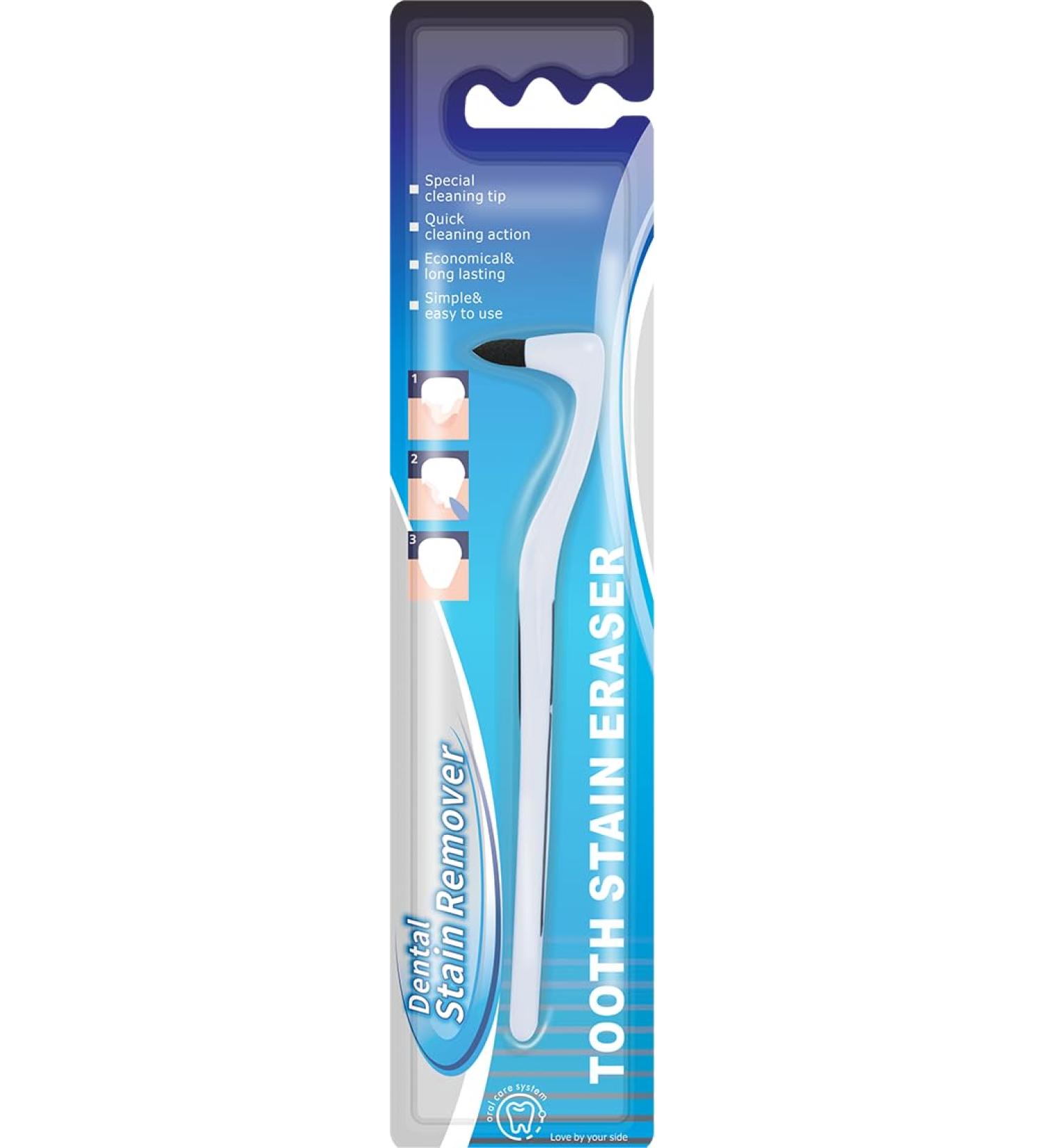 Tooth Stain Eraser Tartar Remover Polisher Teeth Cleaning Teeth Whitening Interdental Pick Oral Hygiene-White-02