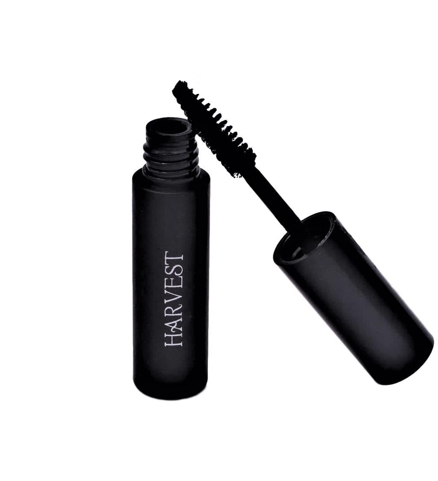 Harvest Natural Beauty Lengthening Organic Mascara - 100% Natural & Certified Organic - Vegan & Cruelty-Free - Non-toxic - Black Mascara - Buy Online on GoSupps.com