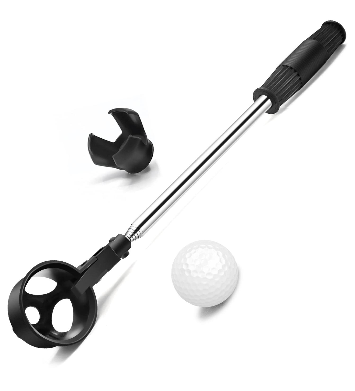 Prowithlin 9ft Stainless Telescopic Golf Ball Retriever w/Pick Up Grabber Claw - Perfect Golf Gift for Men - Buy Online on GoSupps.com