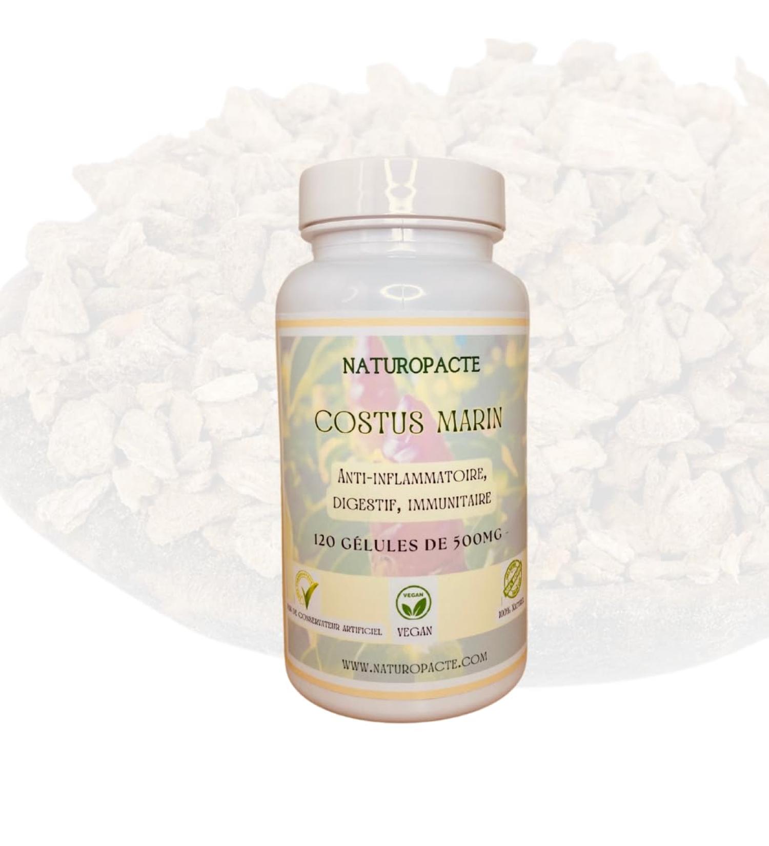 Costus Marin - 120 Vegetable Capsules - Remedy with multiple virtues particularly sought after for its medicinal properties. - Buy Online on GoSupps.com