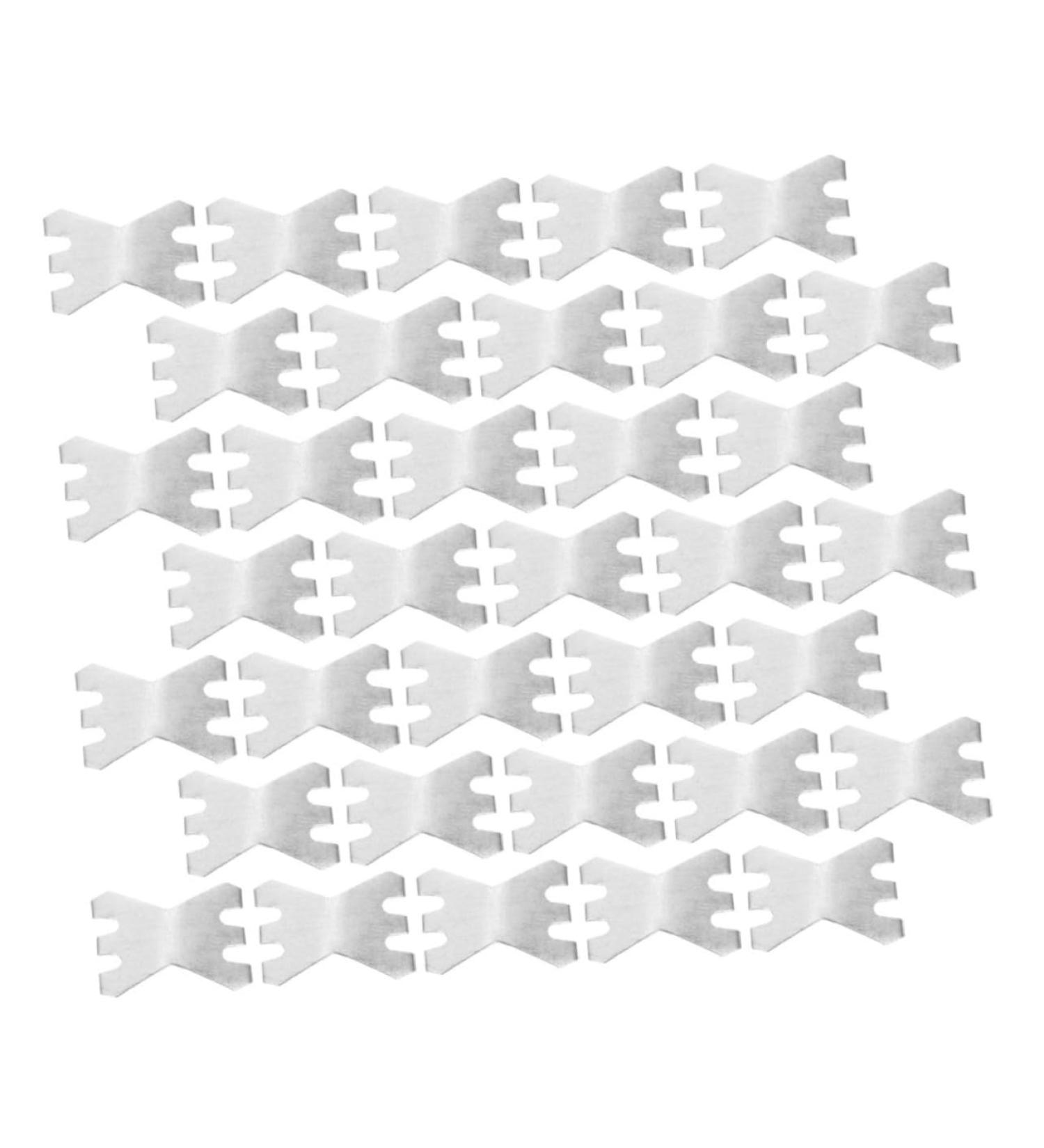 100pcs Aluminum Fastener Clips - Convenient Outdoor Buckle Supply & Portable Fixators - Buy Online on GoSupps.com